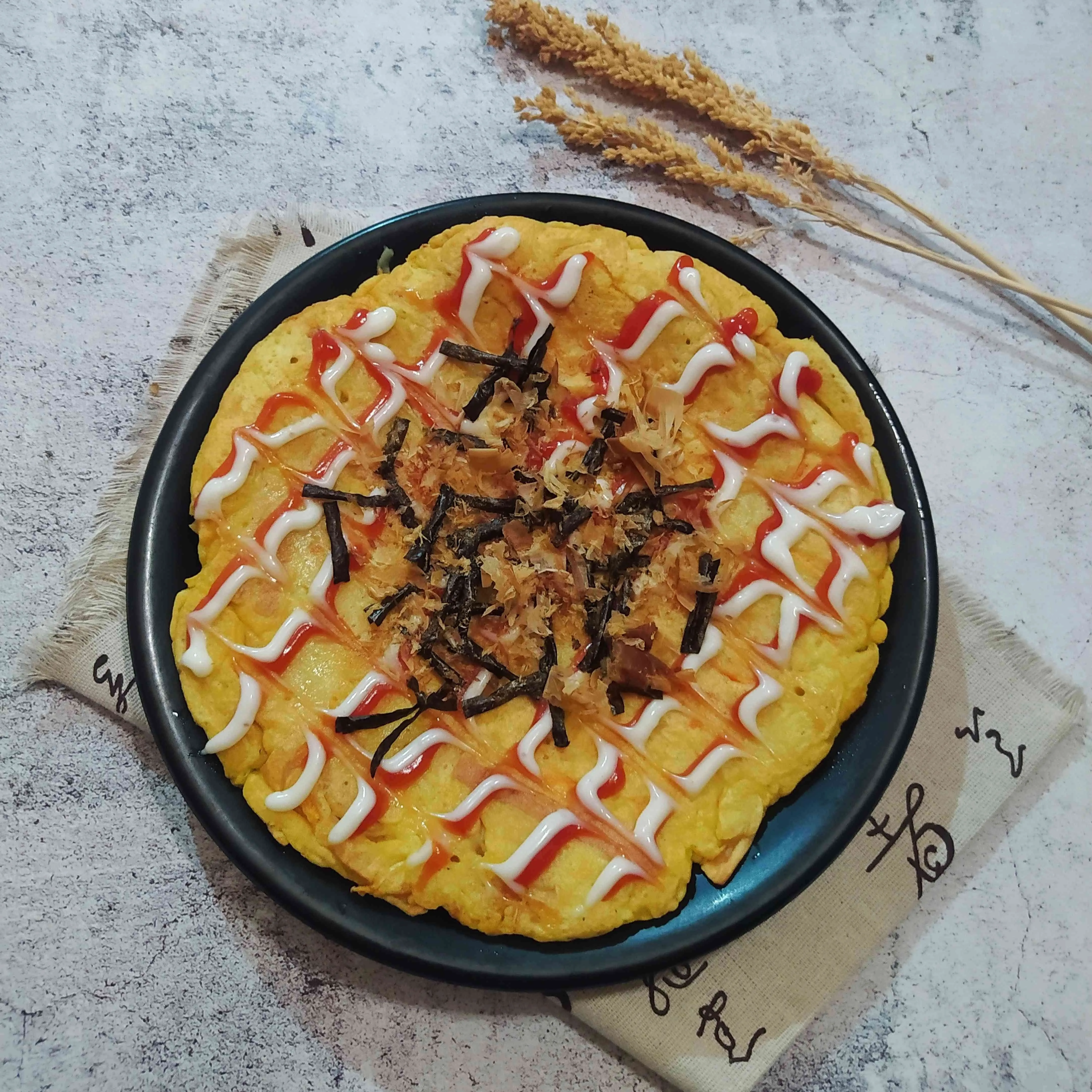 Okonomiyaki Sosis Versi Ekonomis