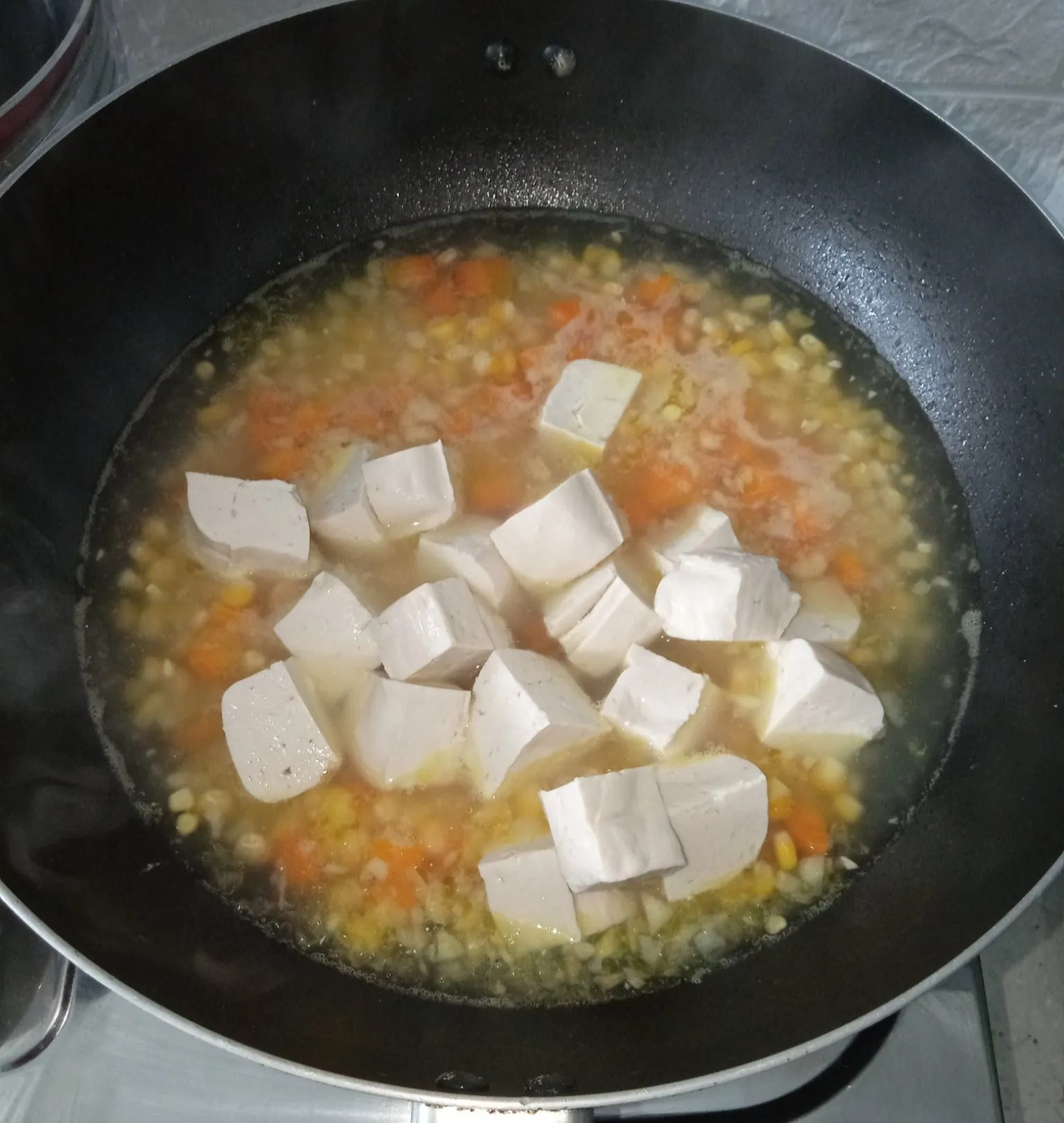 Step 3 Sup Tahu Telur