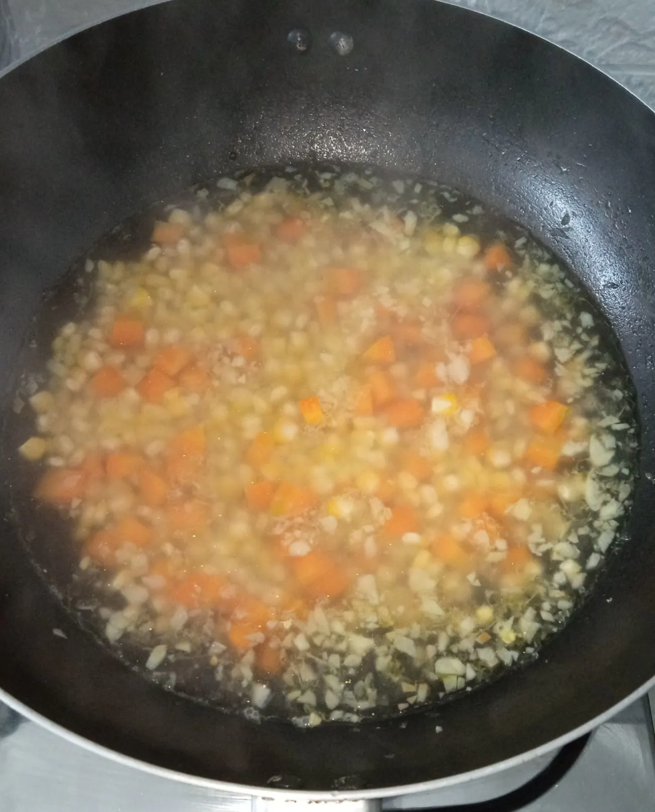 Step 2 Sup Tahu Telur