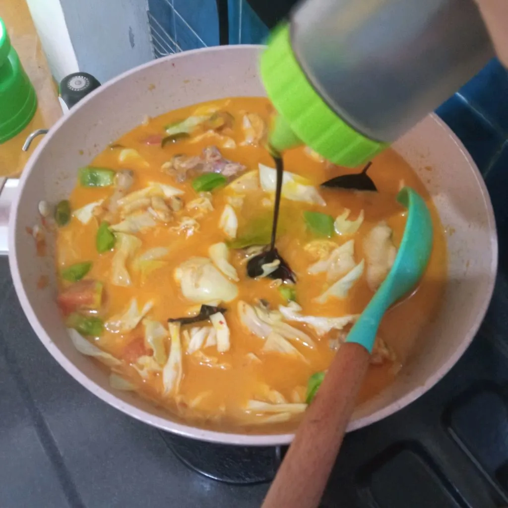 Step 7 Tongseng Ayam