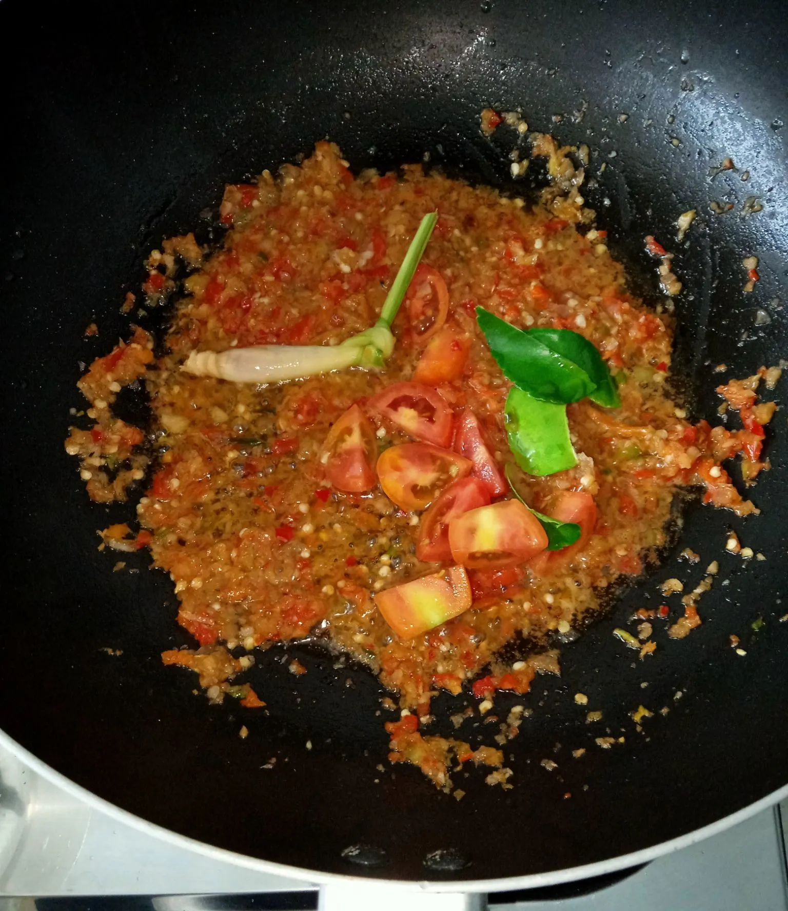 Step 2 Sambal Goreng Tempe Pete