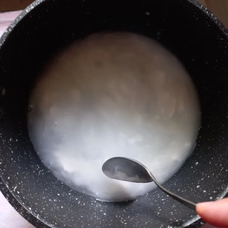 Step 1 Puding Labu Santan