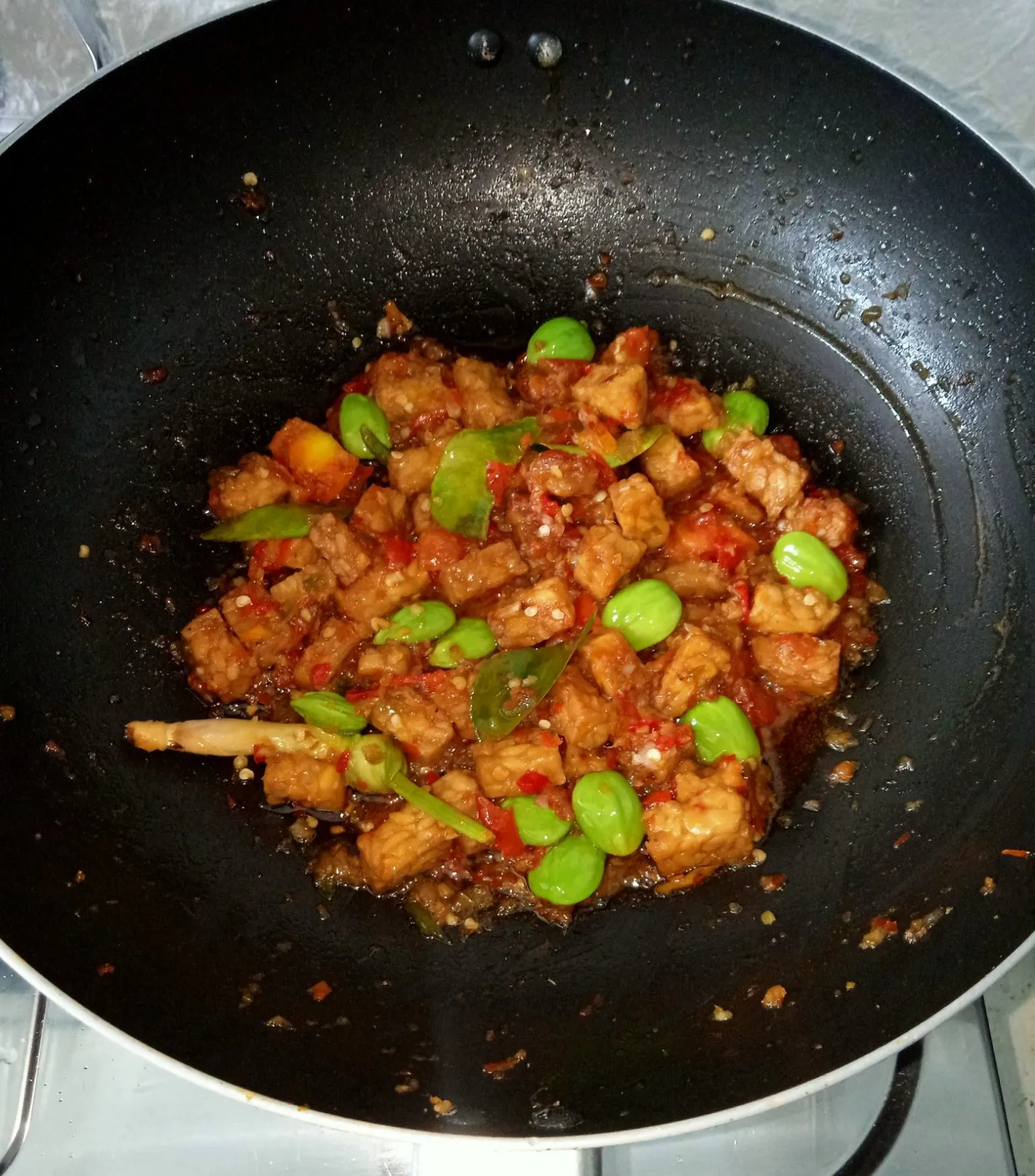 Step 5 Sambal Goreng Tempe Pete