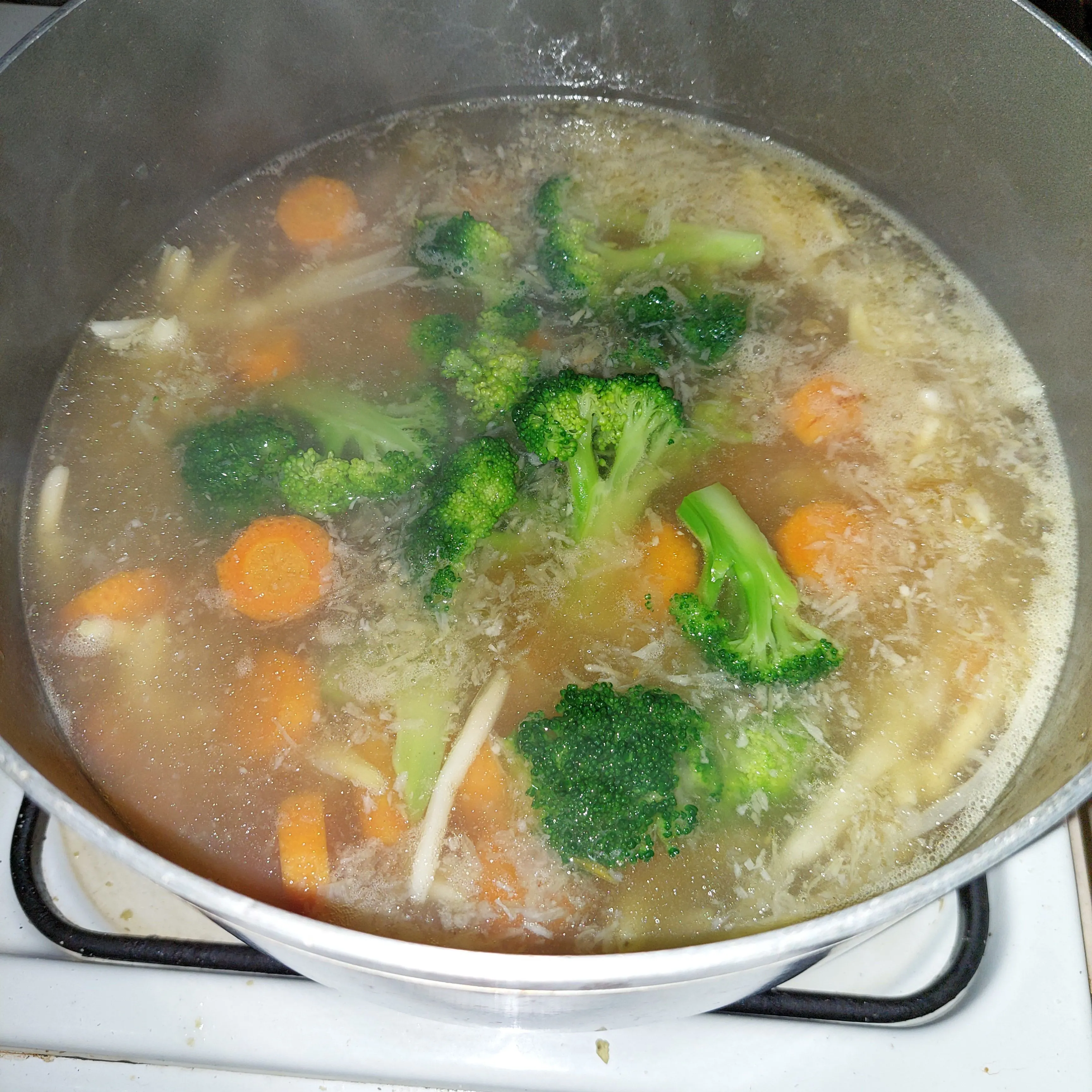 Step 9 Sop Brokoli Sedap Malam