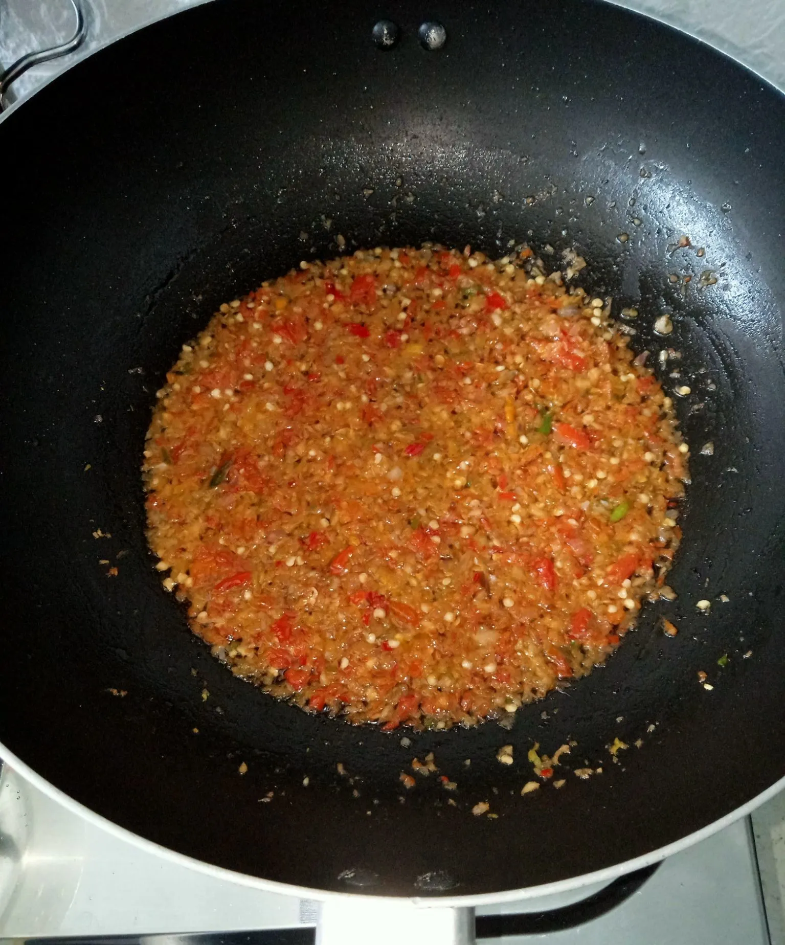 Step 1 Sambal Goreng Tempe Pete