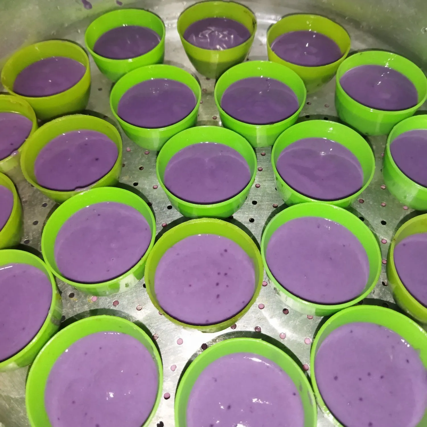 Step 6 Kue Talam Ubi Ungu