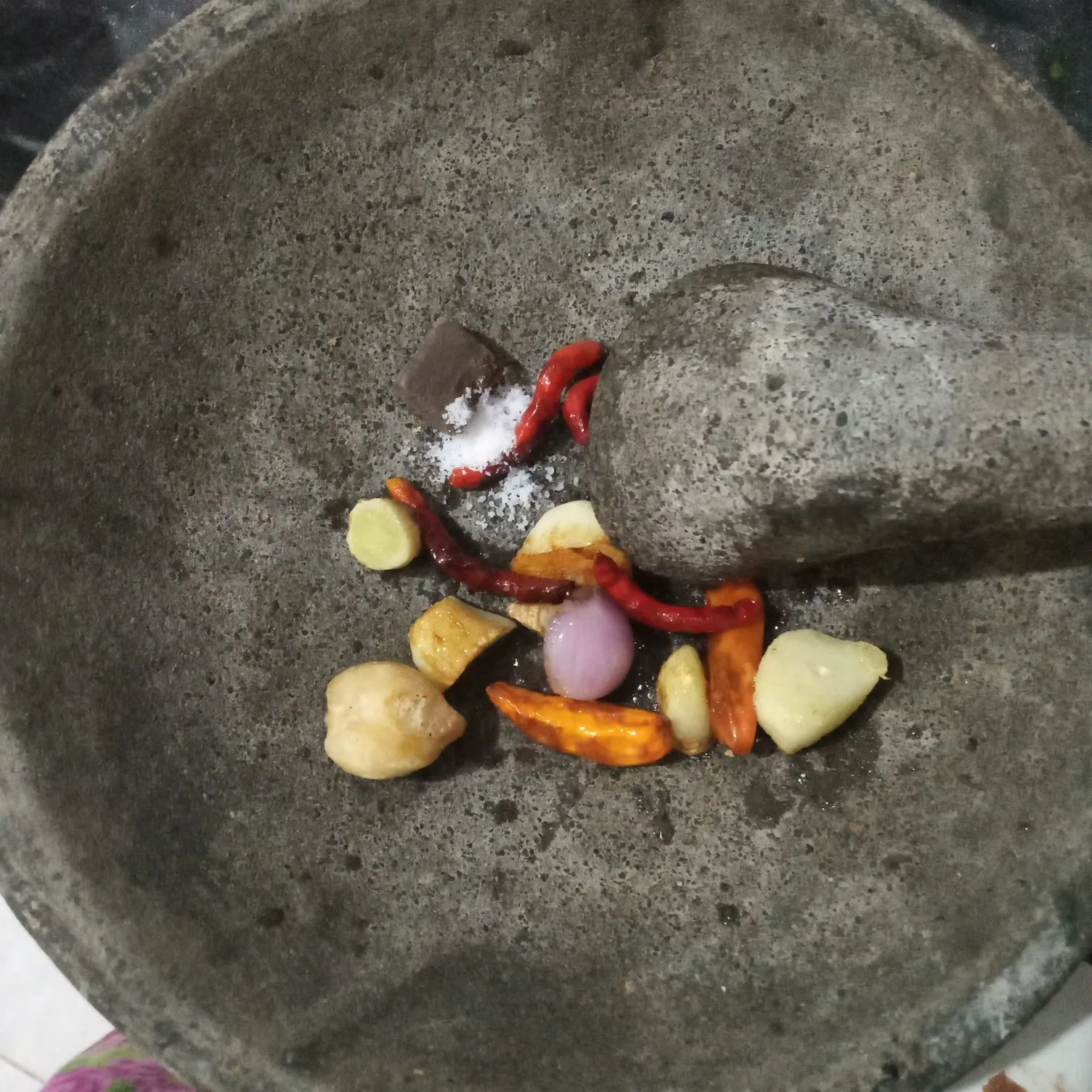 Step 3 Terong Bejek Sambal Kencur Terasi