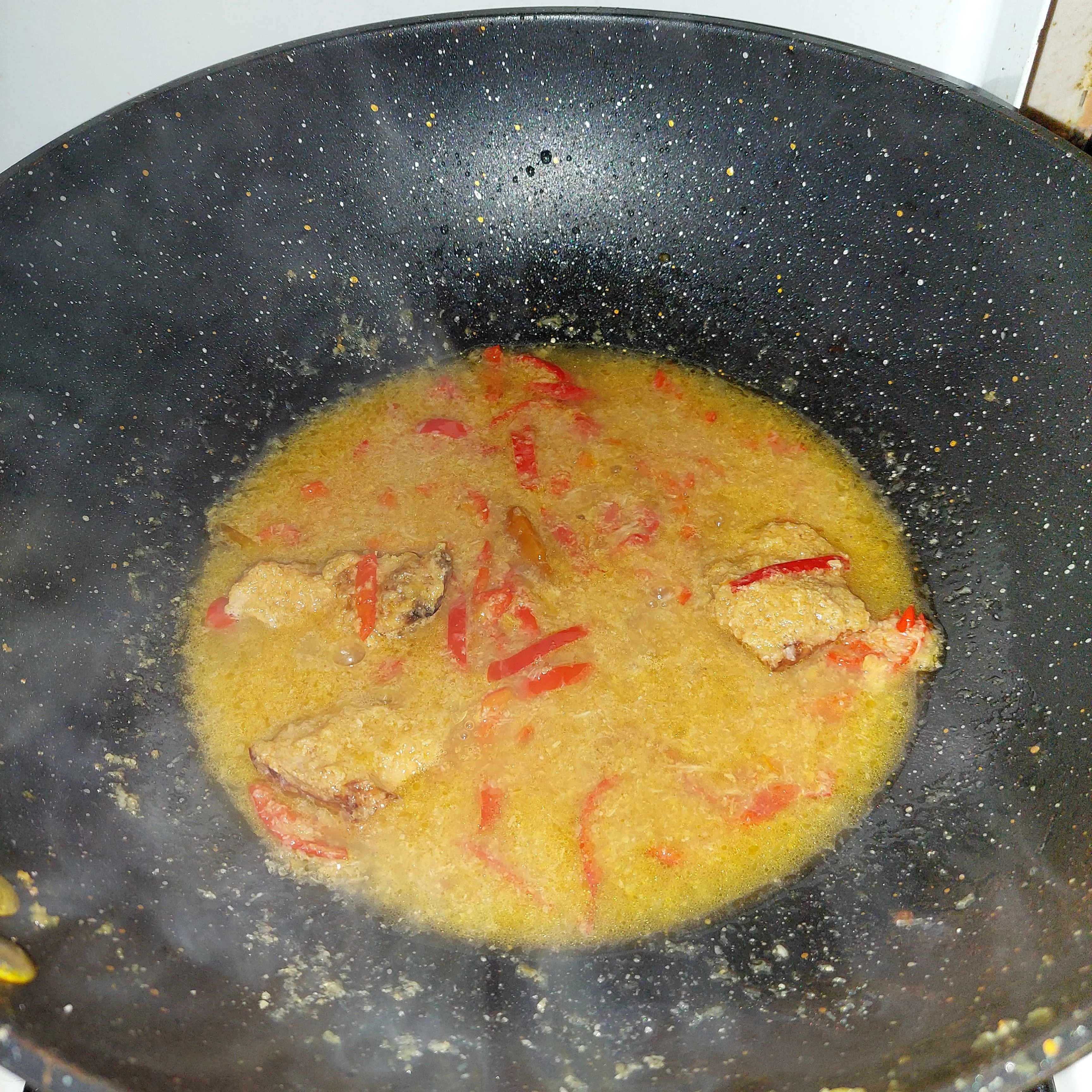 Step 6 Tumis Kangkung Bumbu Ebi