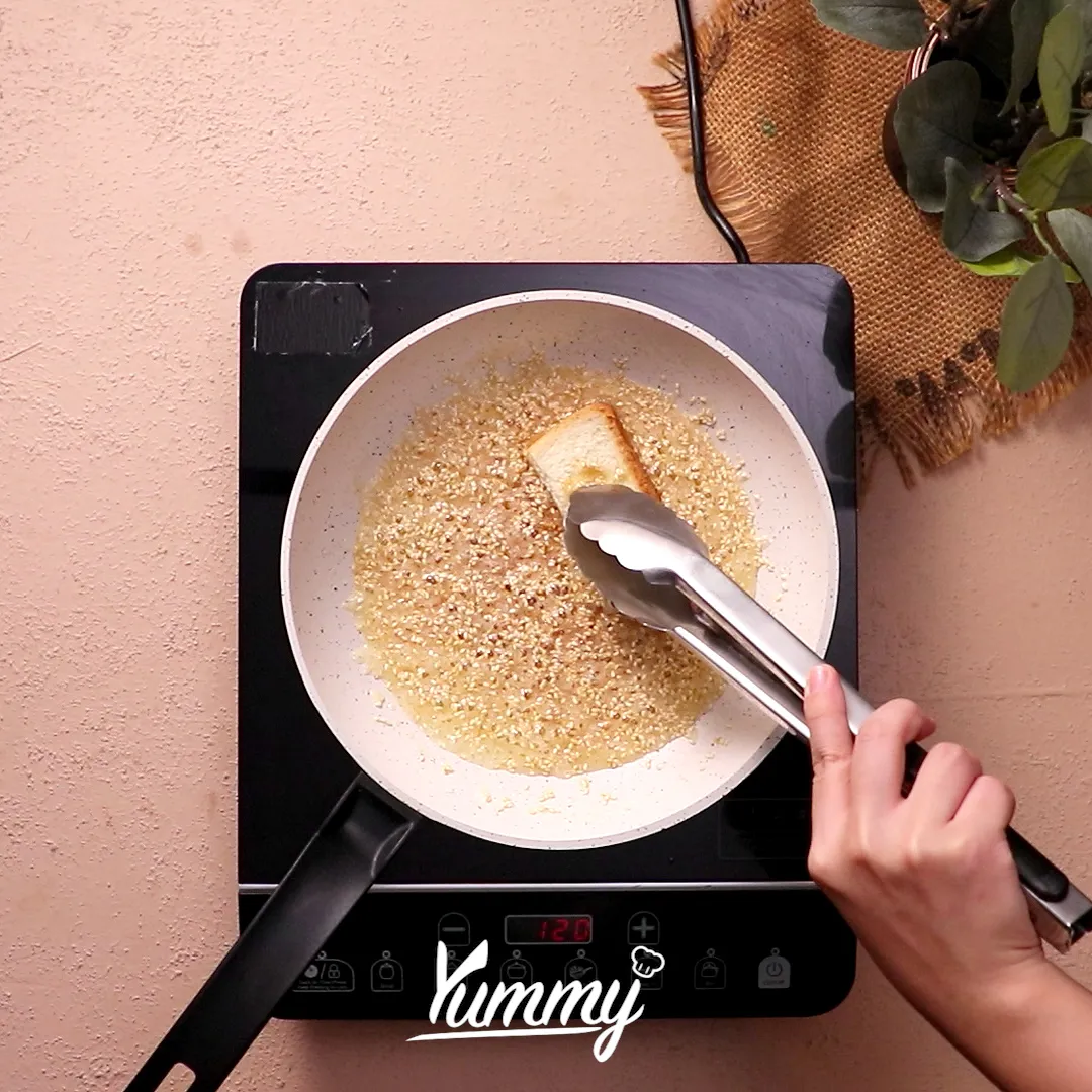 Step 3 Sesame Toast