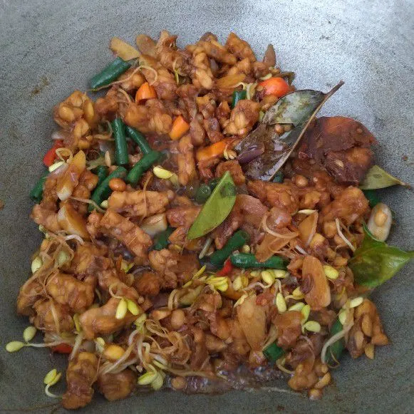 Step 5 Oseng Tempe Kecambah Kedele