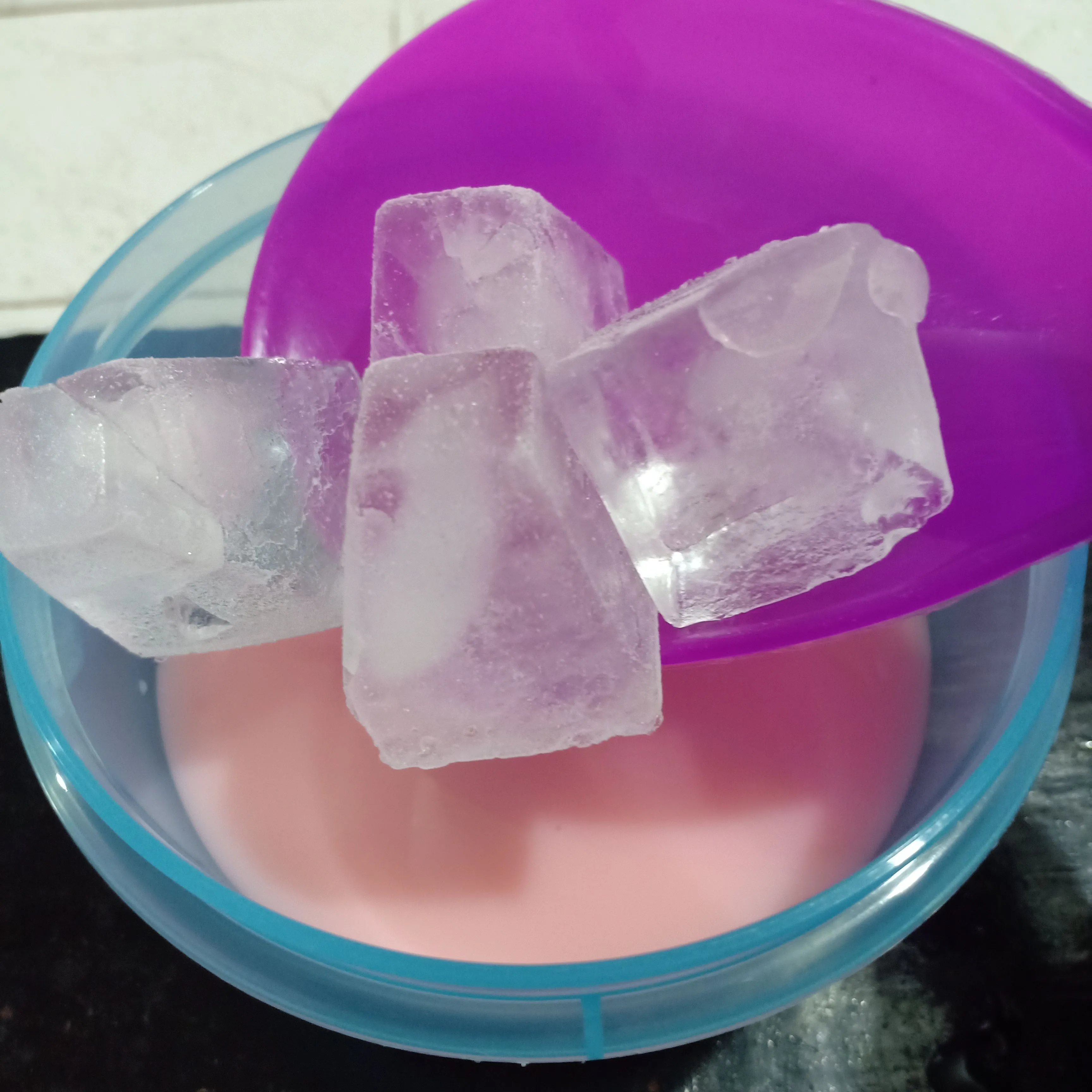 Step 4 Es Semangka Susu ala India