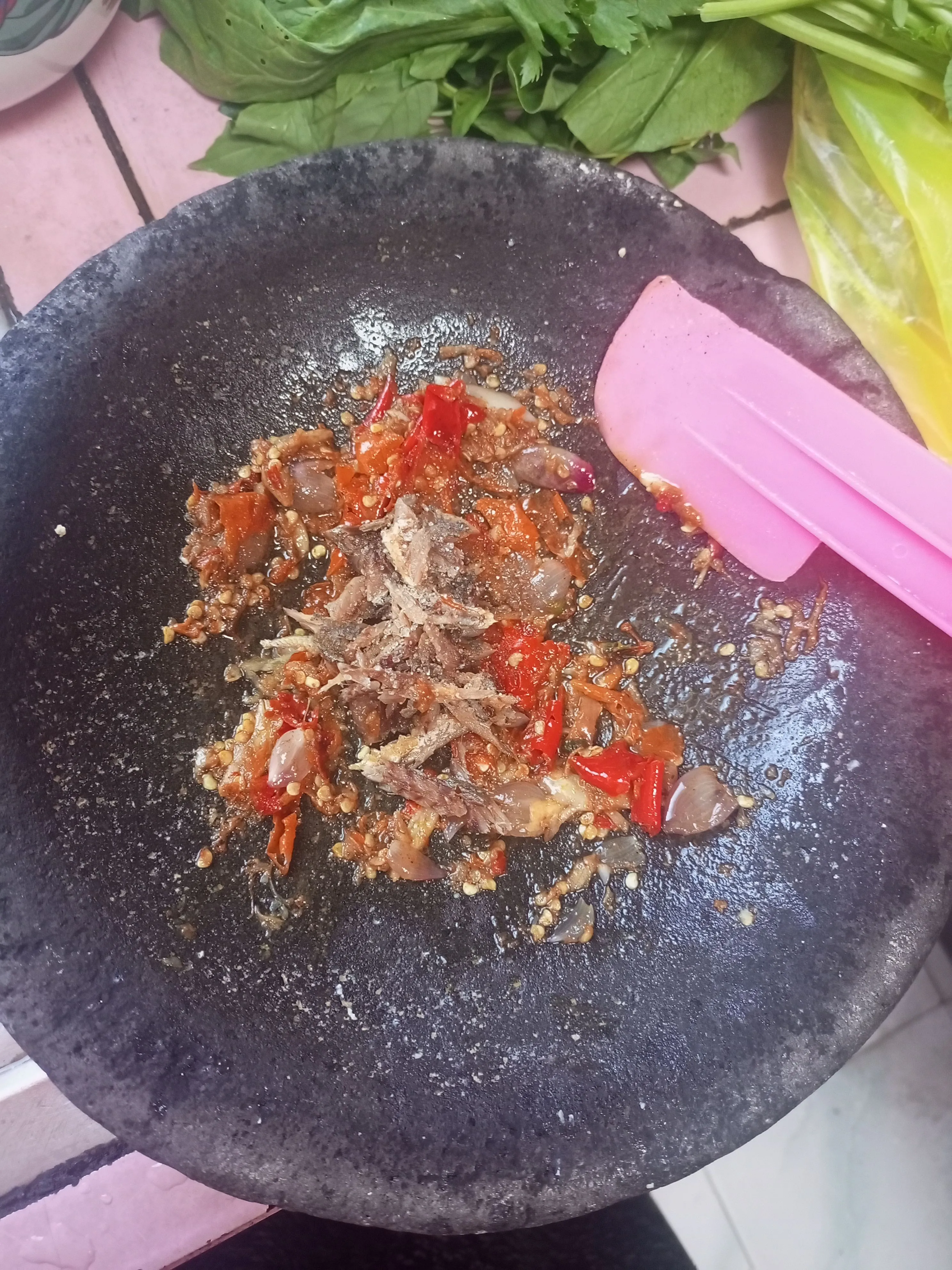 Step 4 Sambal Tempe Pedas