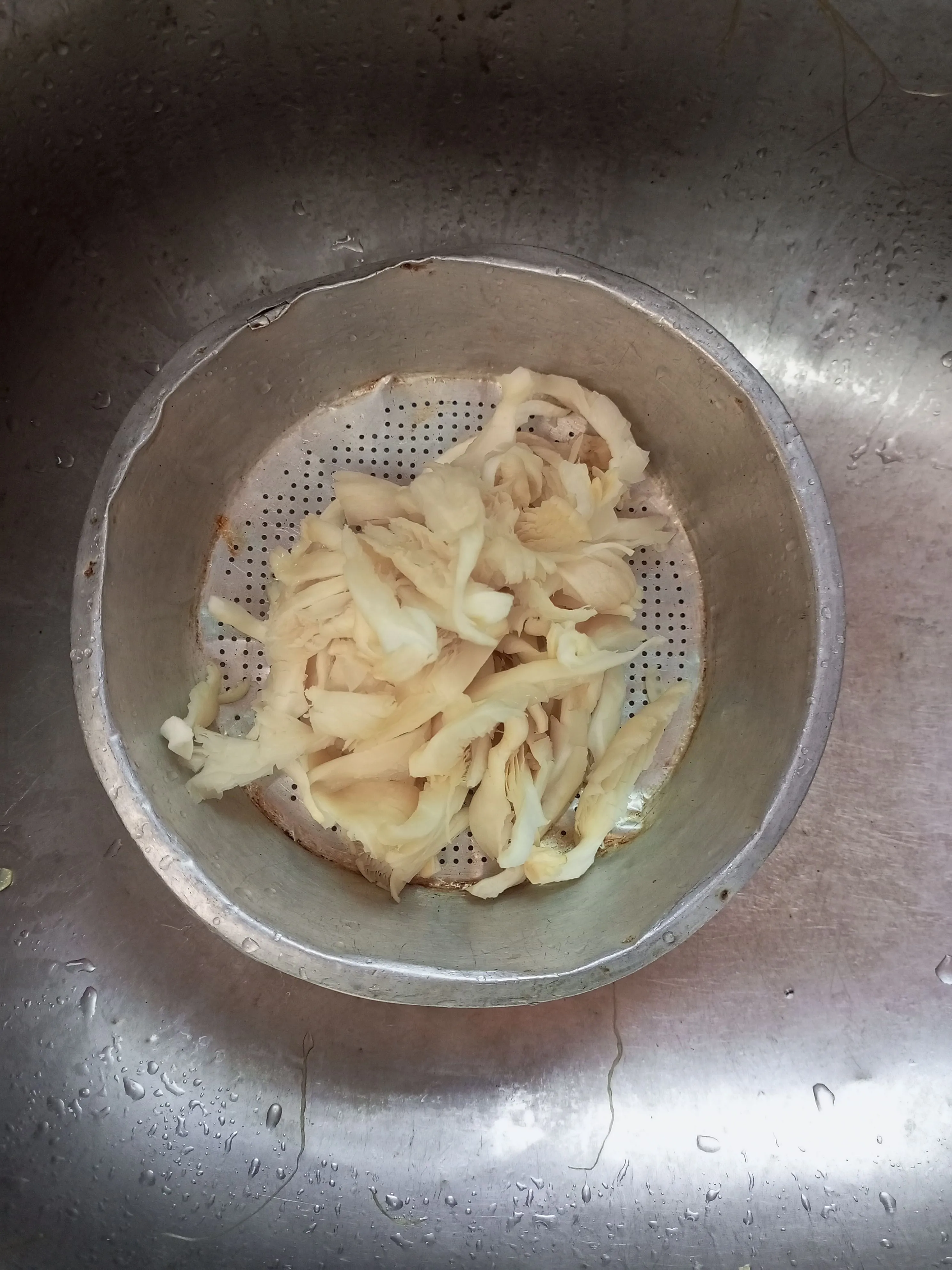 Step 1 Bakwan jamur jagung