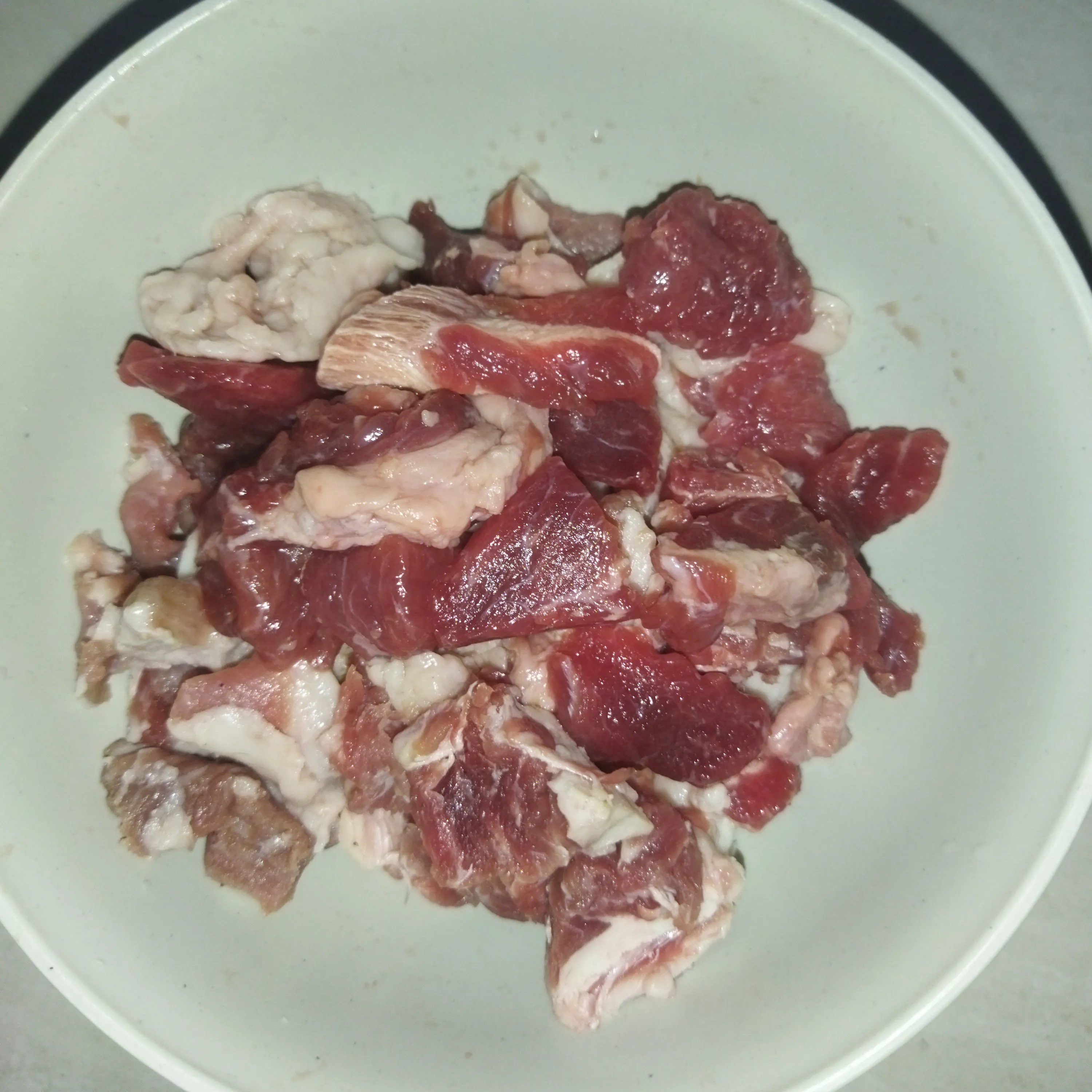 Step 1 Tongseng sapi mercon