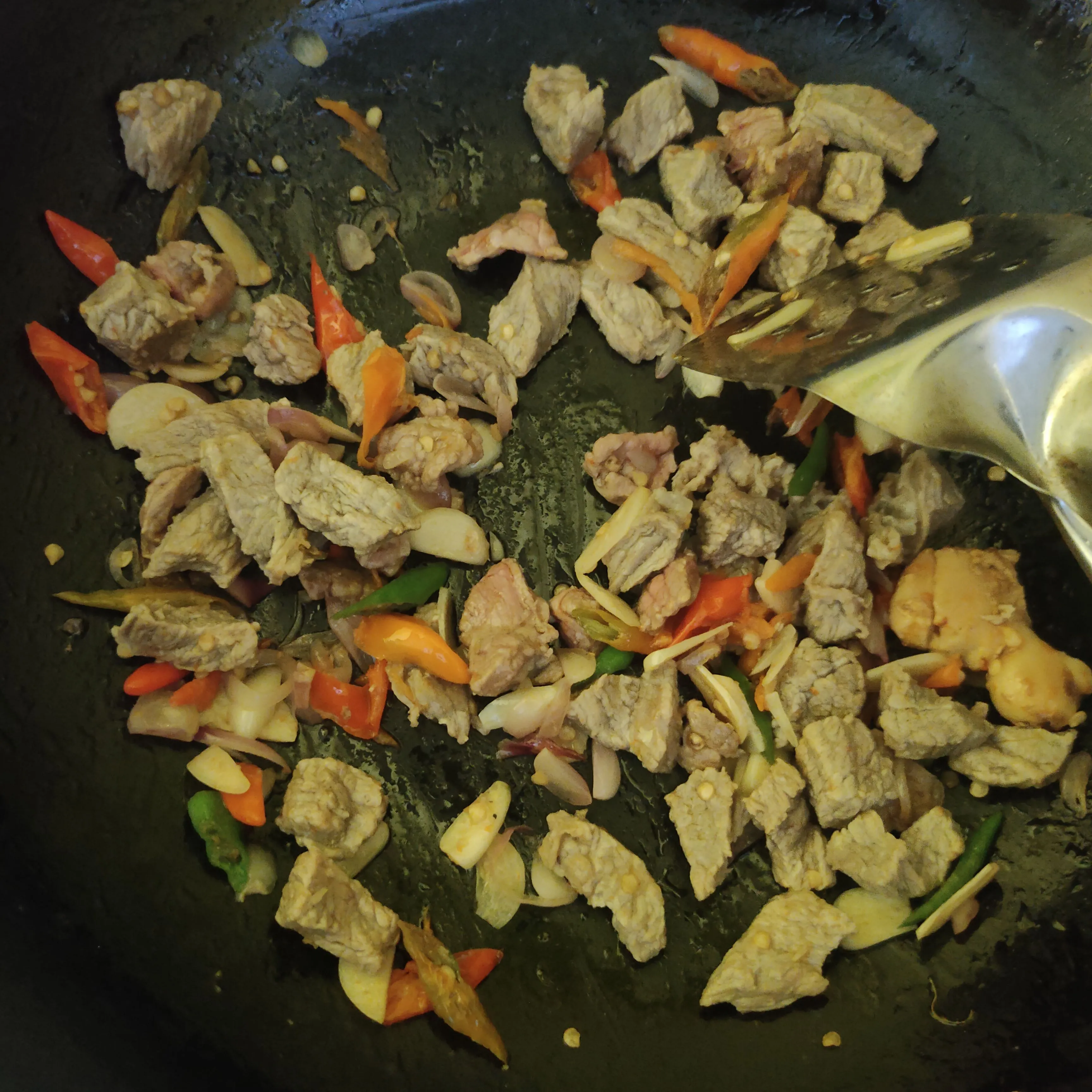 Step 3 Oseng Daging Sapi Pedas
