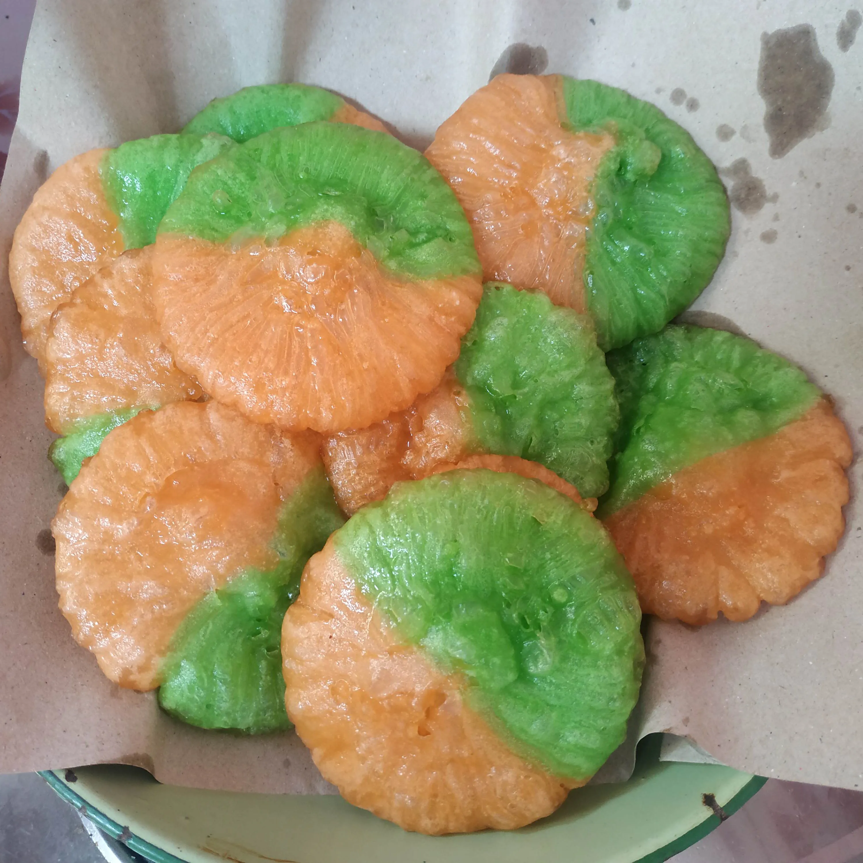 Step 8 Kue Cucur Dua Warna