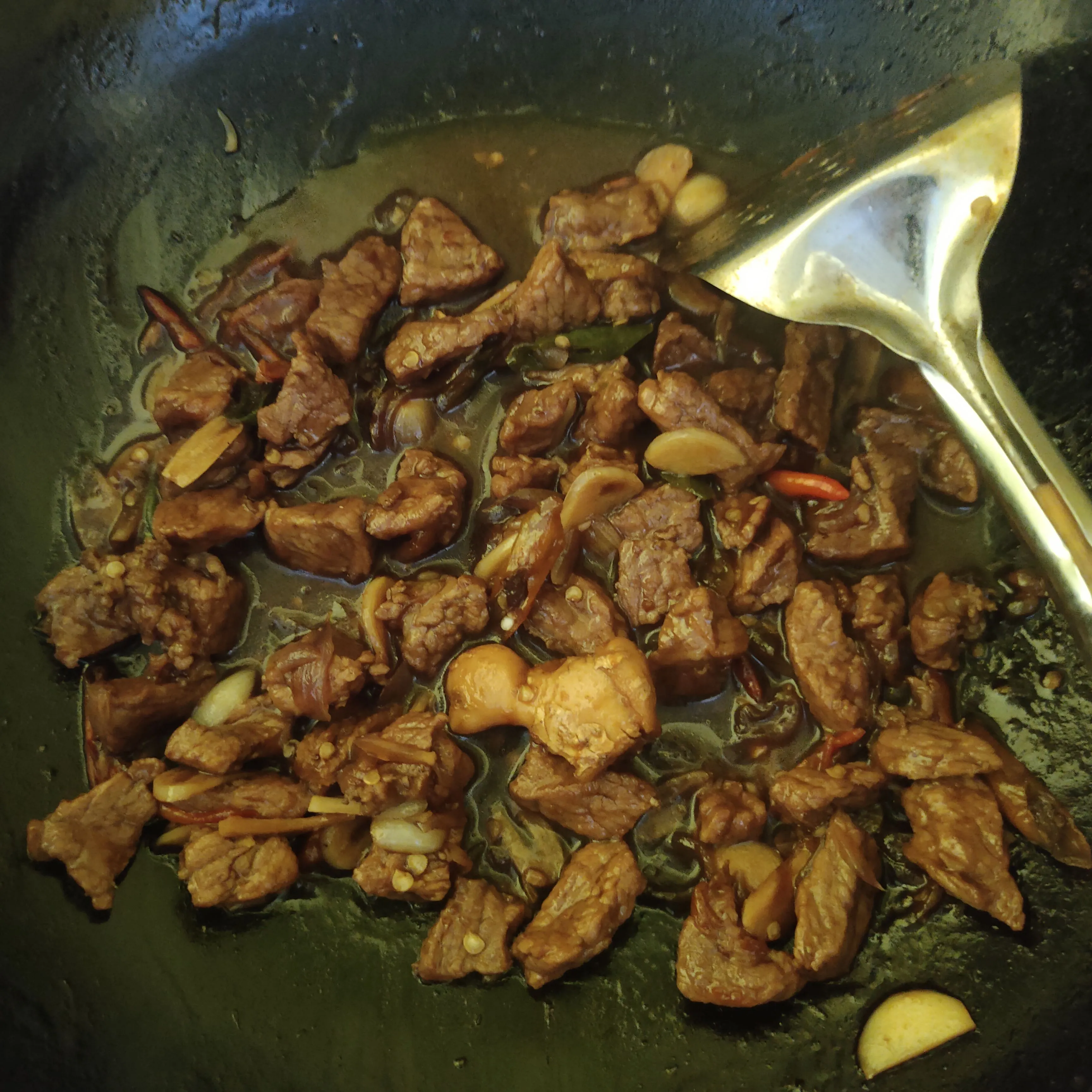 Step 5 Oseng Daging Sapi Pedas