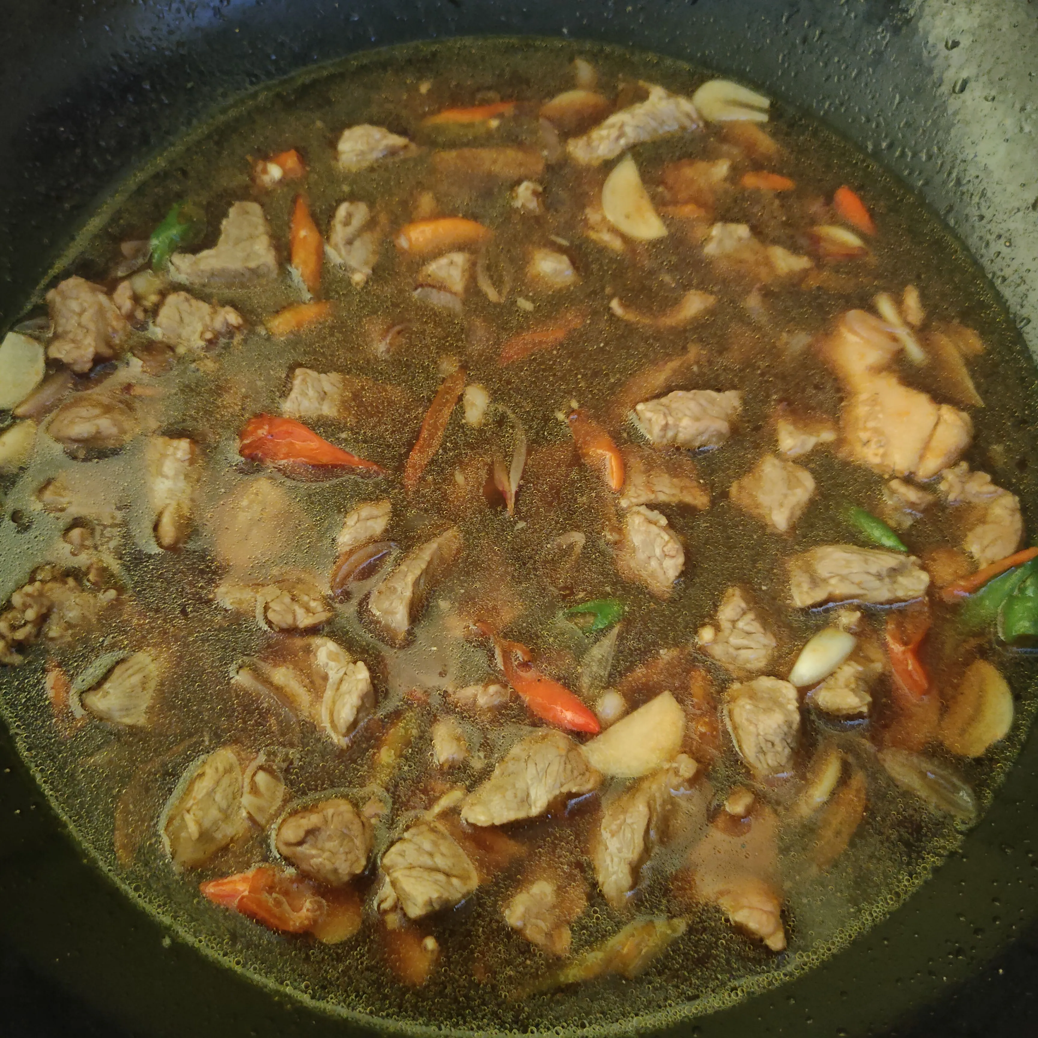 Step 4 Oseng Daging Sapi Pedas