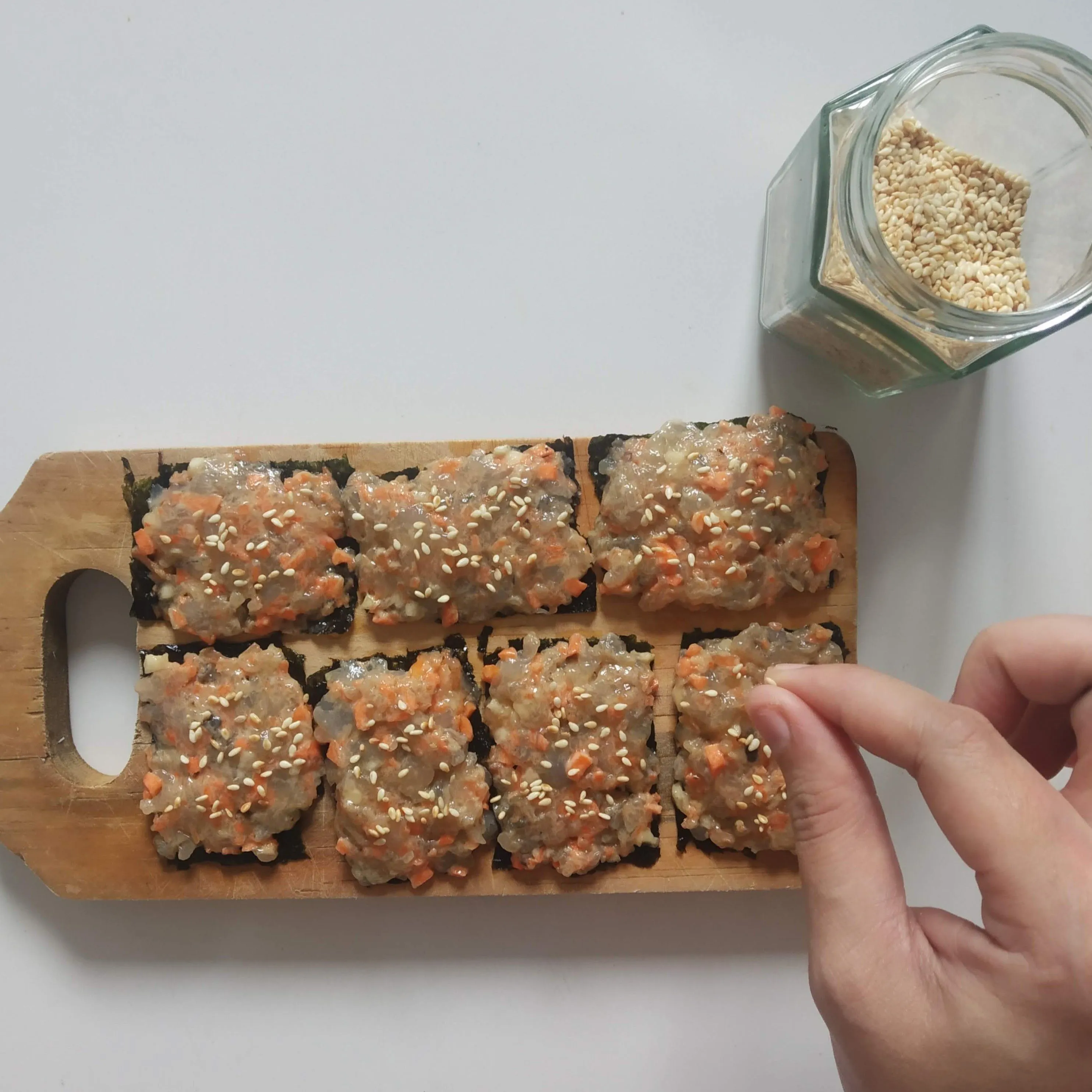 Step 5 Shrimp Cake With Seaweed