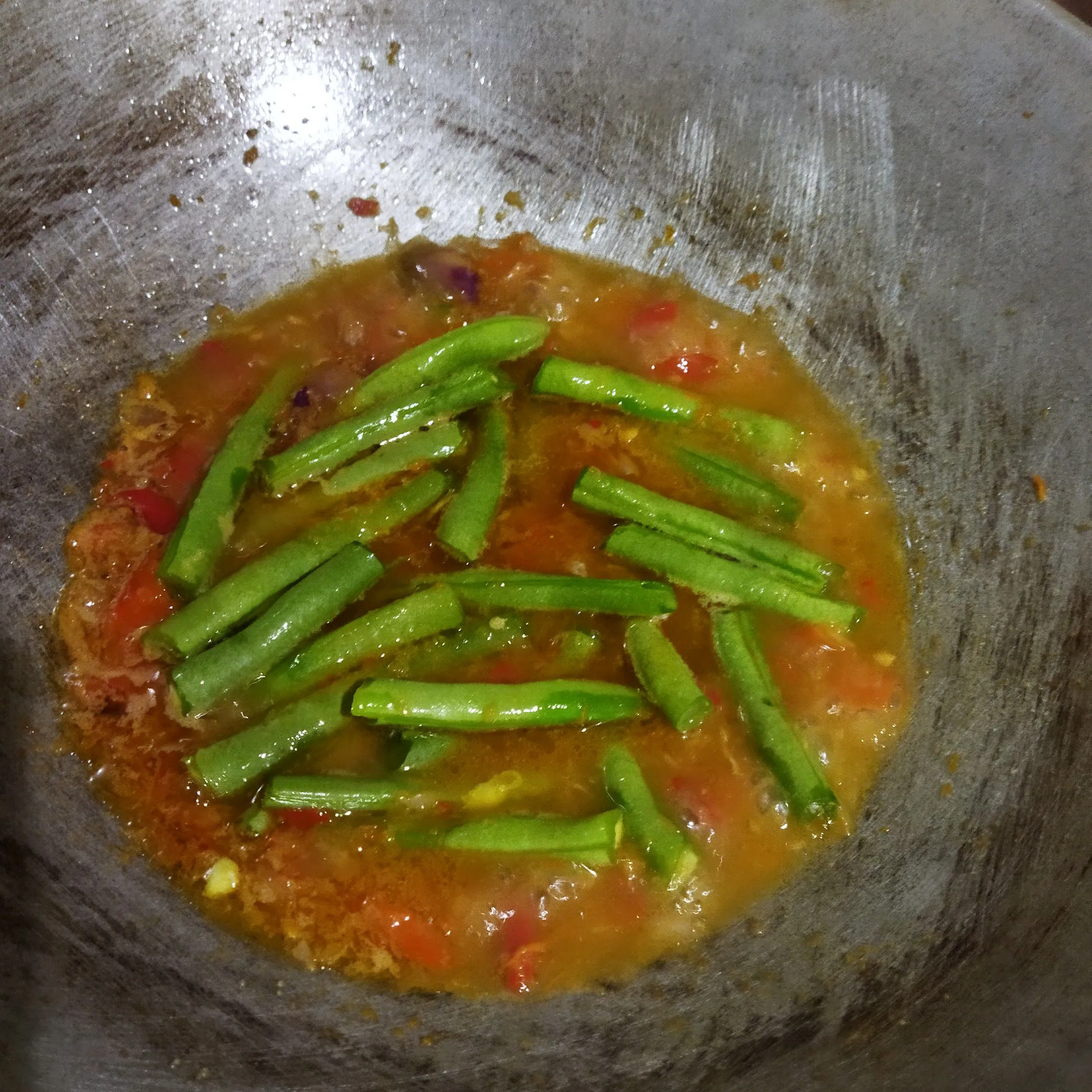 Step 5 Buncis Belacan