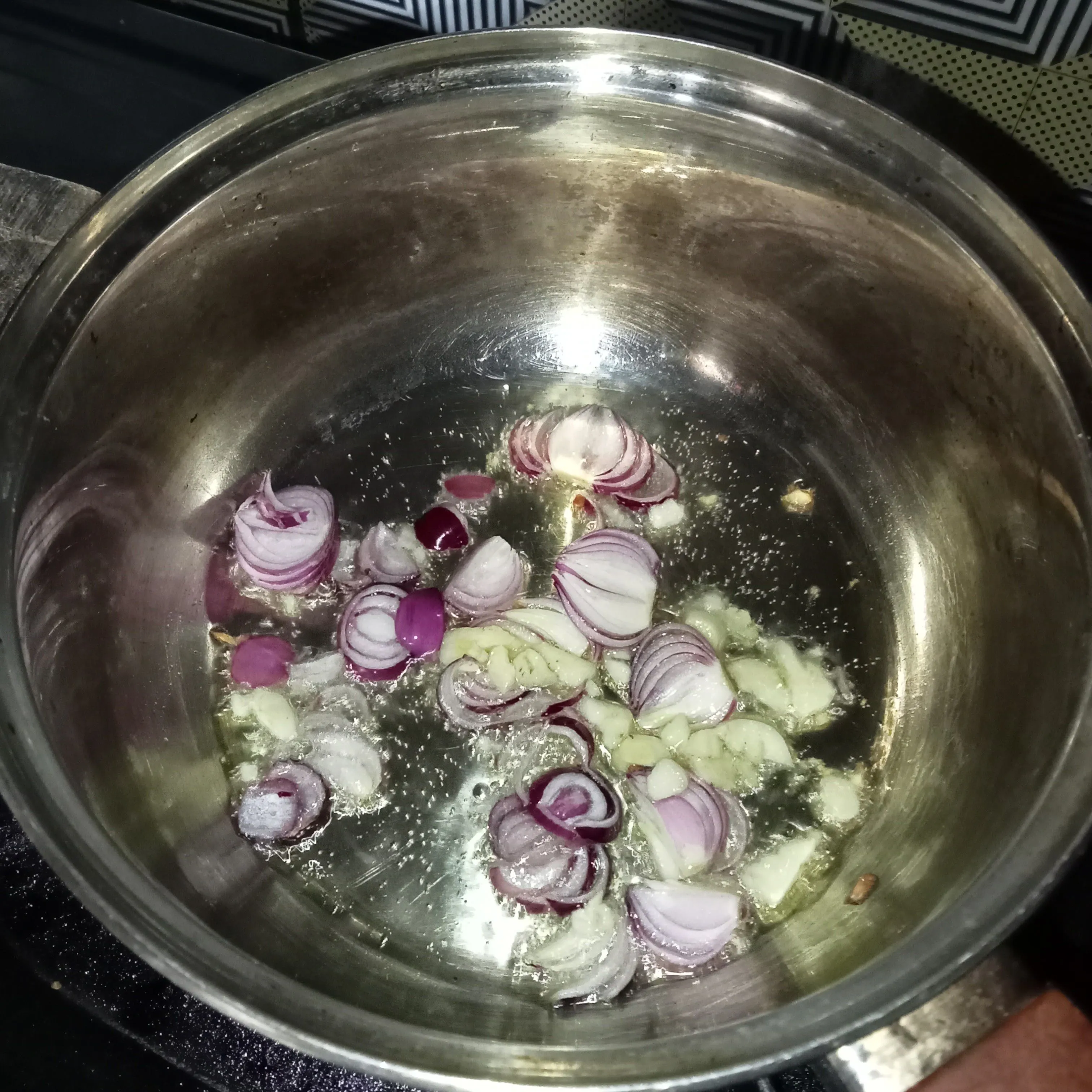Step 1 Sop Oyong Sosis