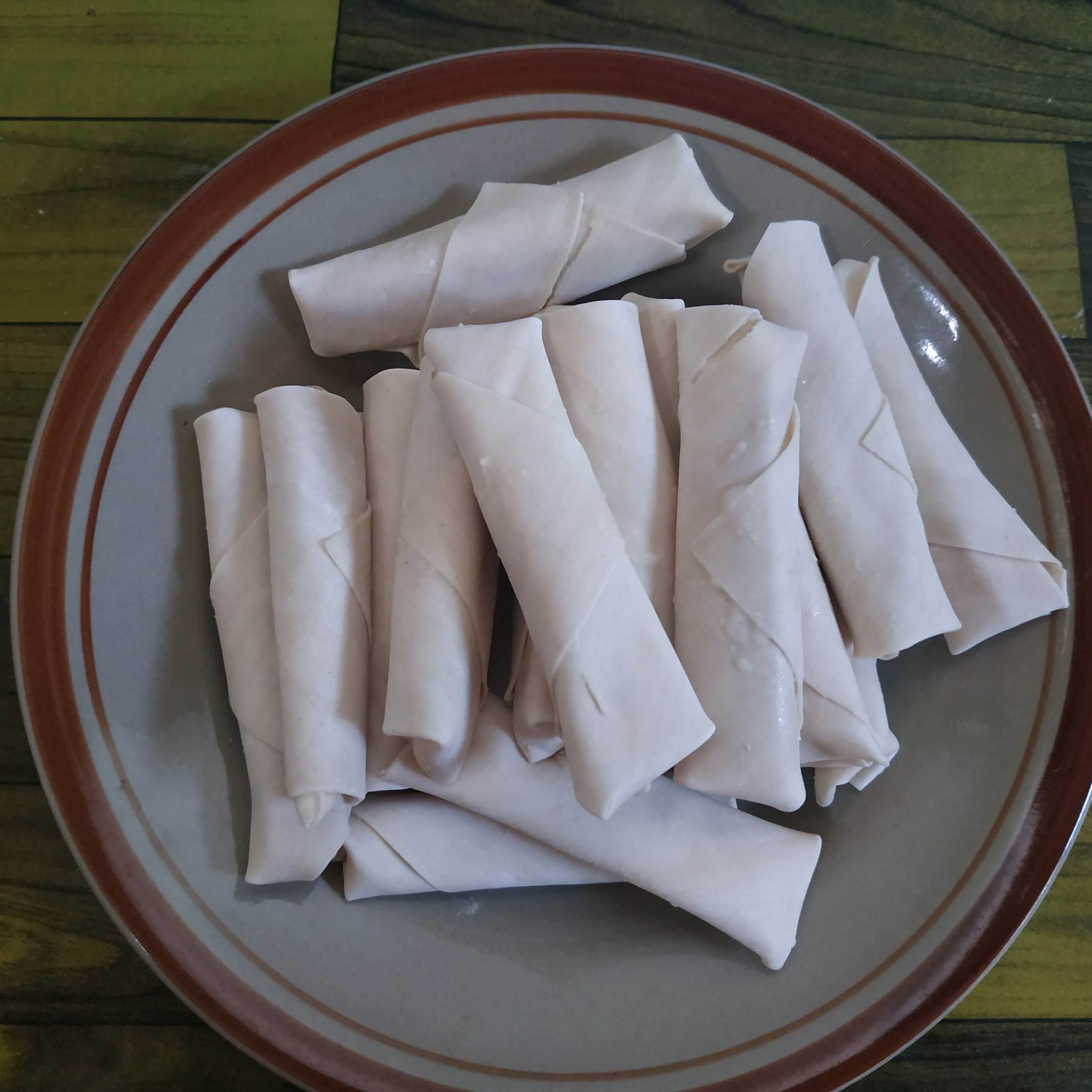 Step 4 Pisang Aroma Mini Kulit Pangsit