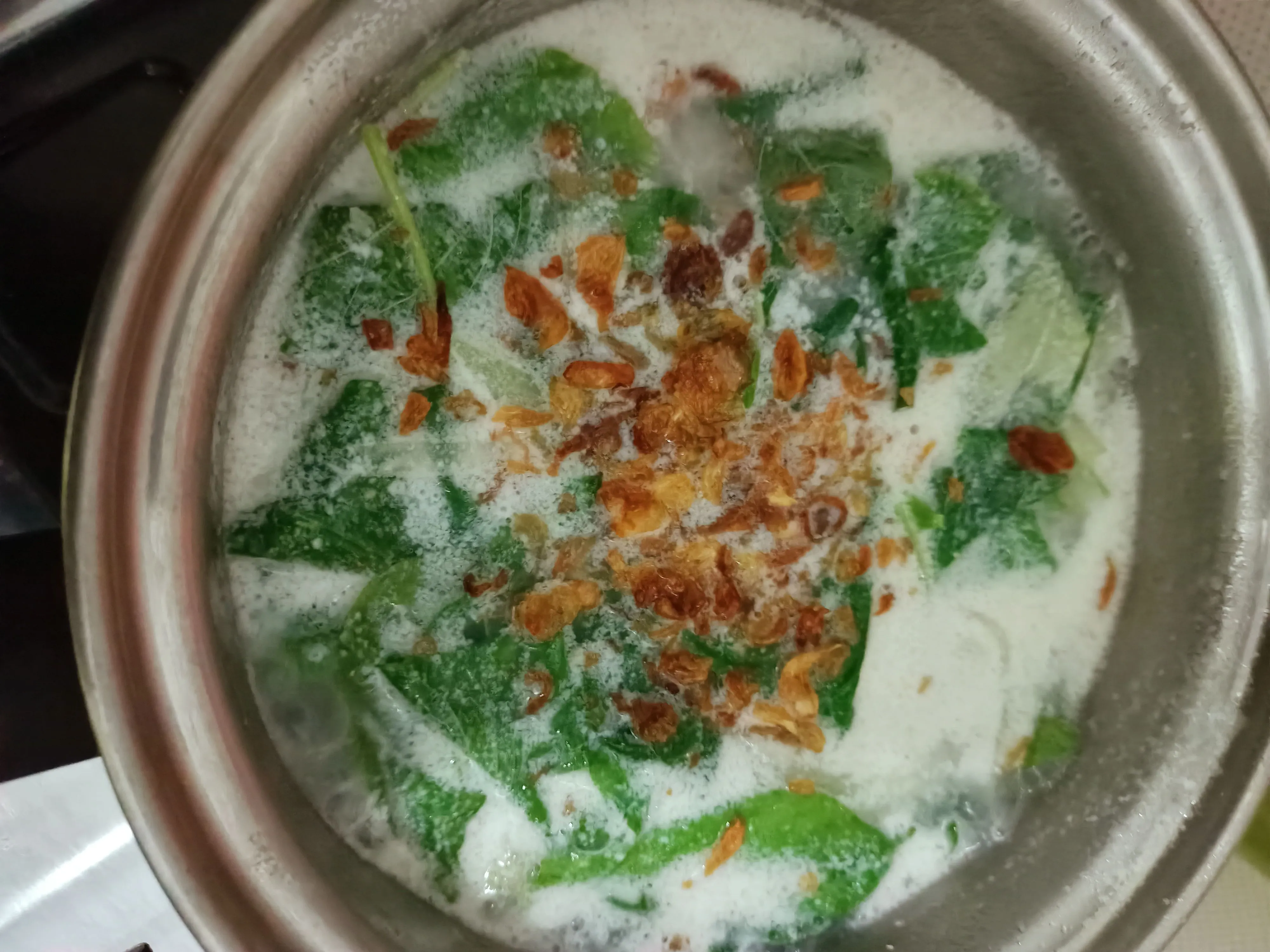 Step 5 Bobor Bayam Labu Siam