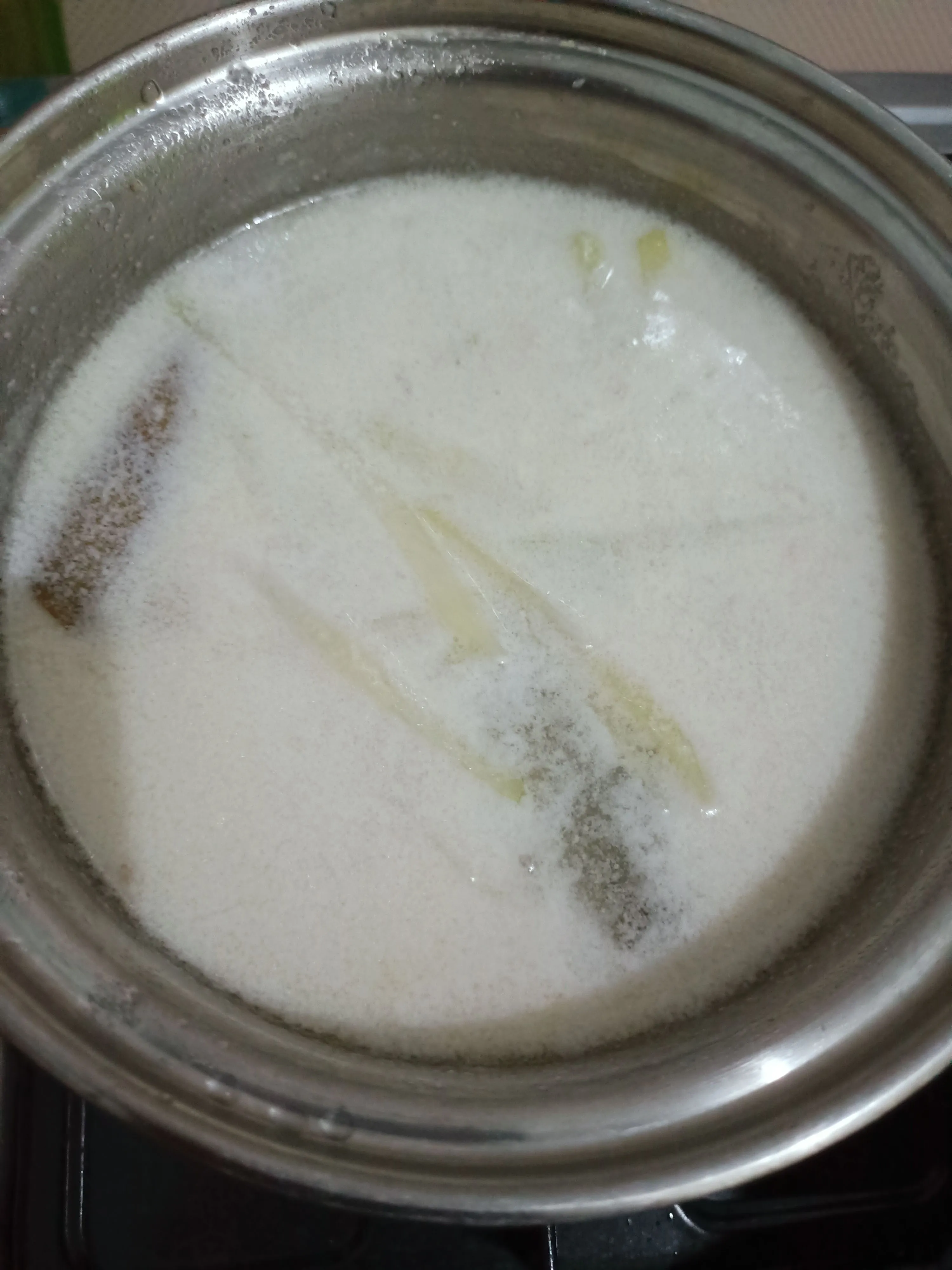 Step 3 Bobor Bayam Labu Siam