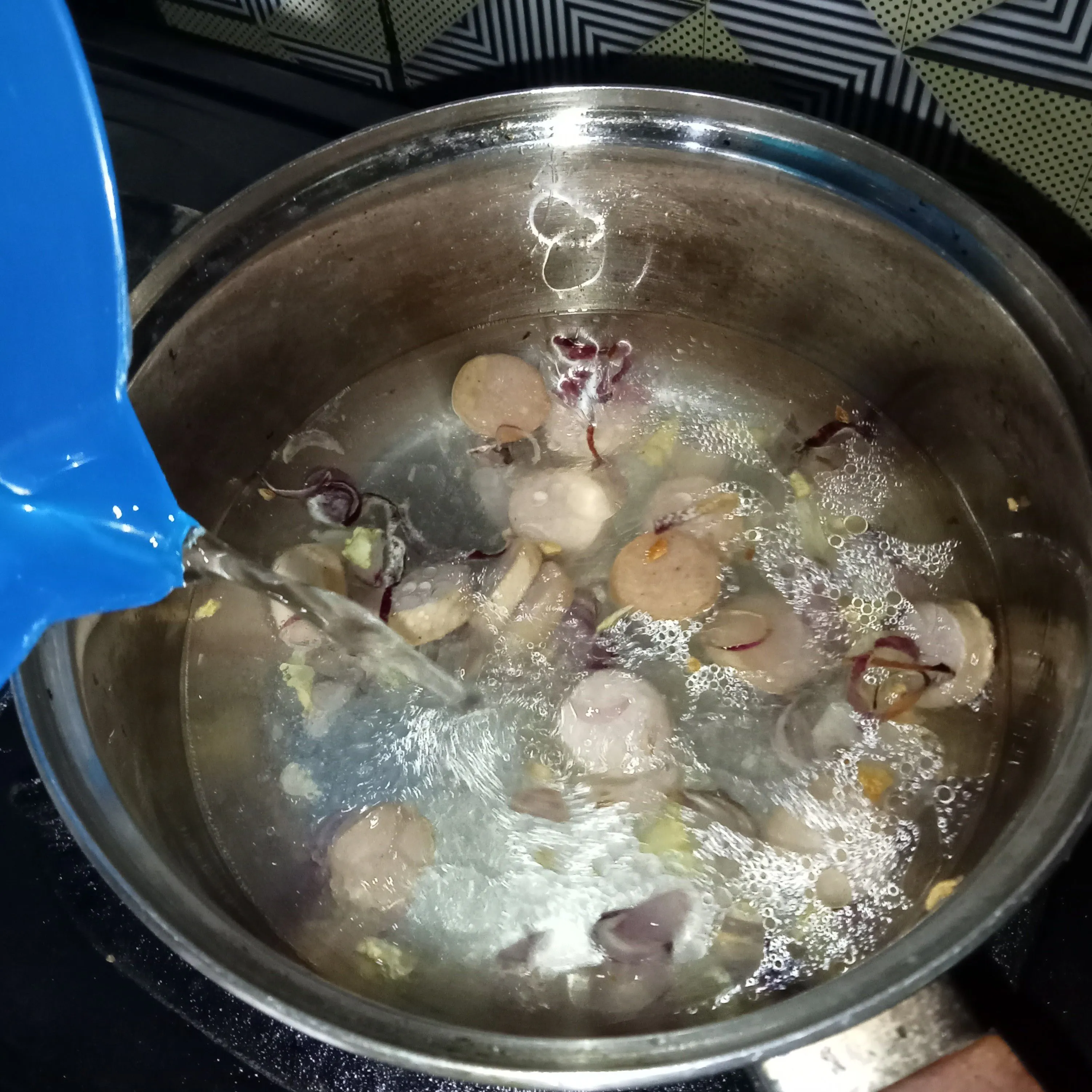 Step 3 Sop Oyong Sosis