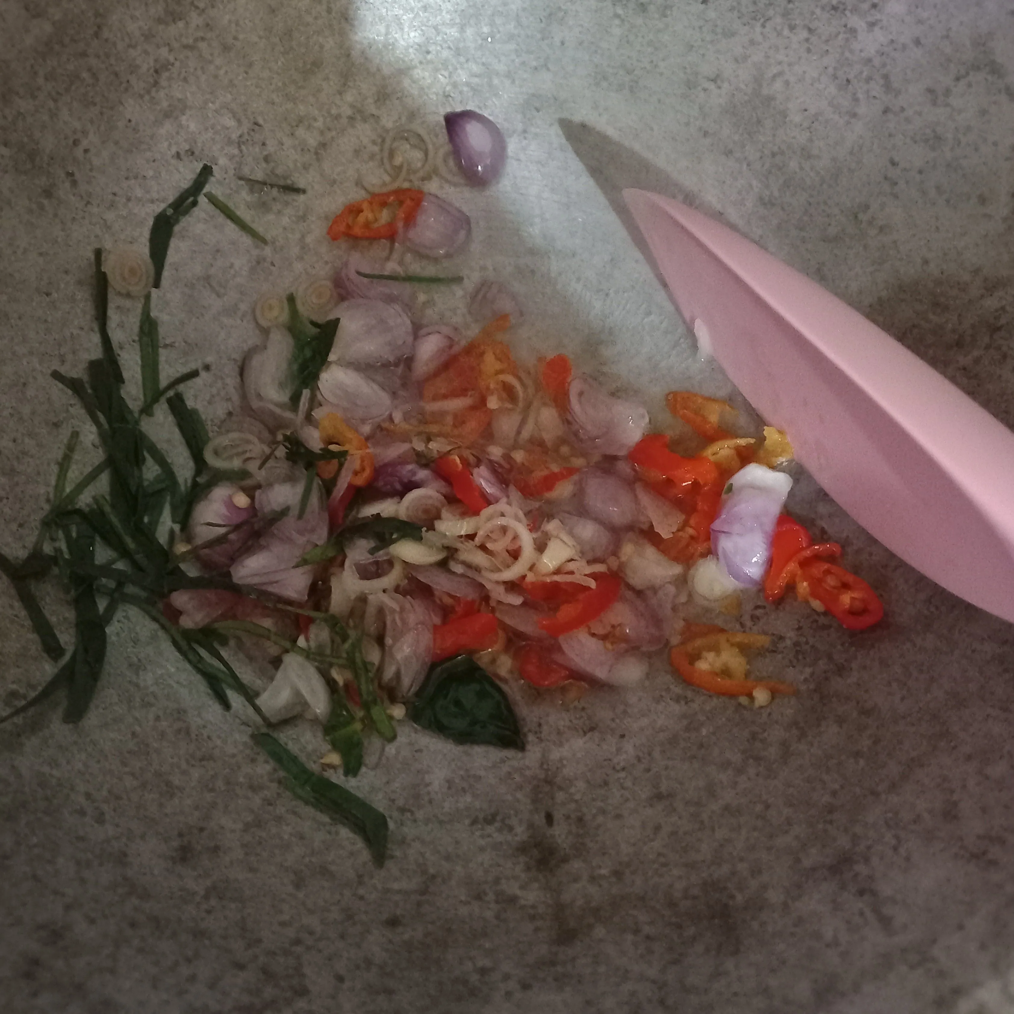 Step 5 Sate Lilit Ayam Sambal Matah