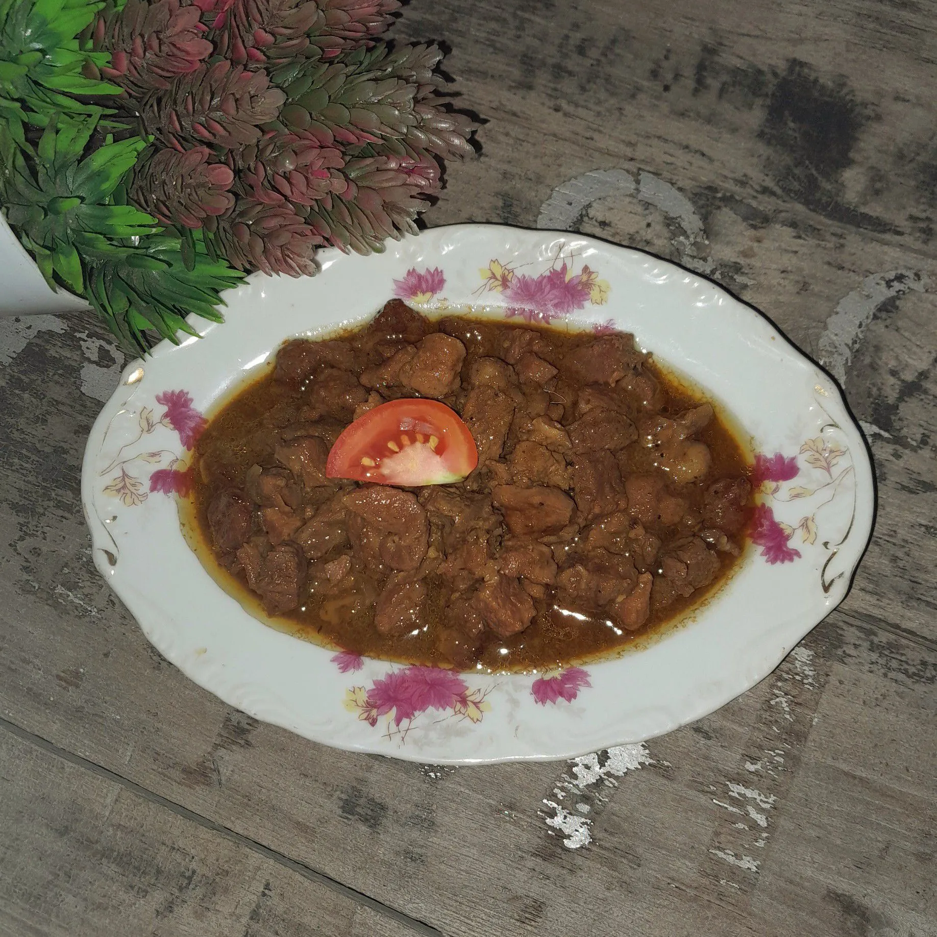Step 5 Kambing Masak Kecap Pedas