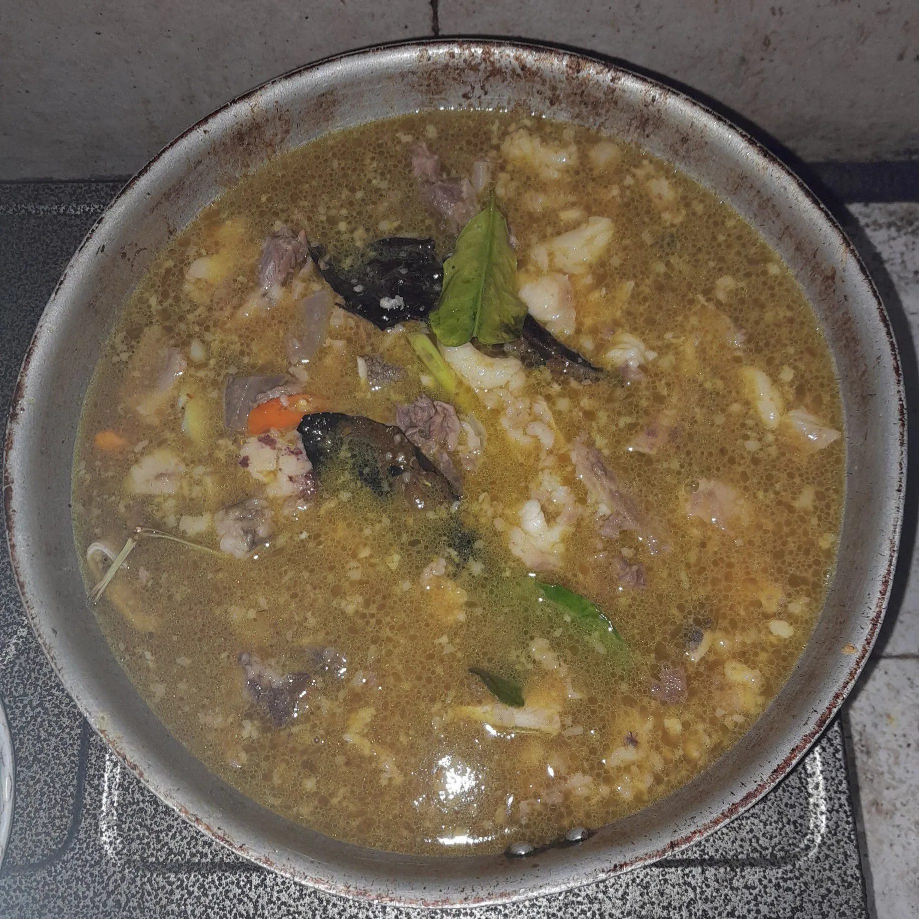 Step 4 Gule Babat dan Jeroan Kambing