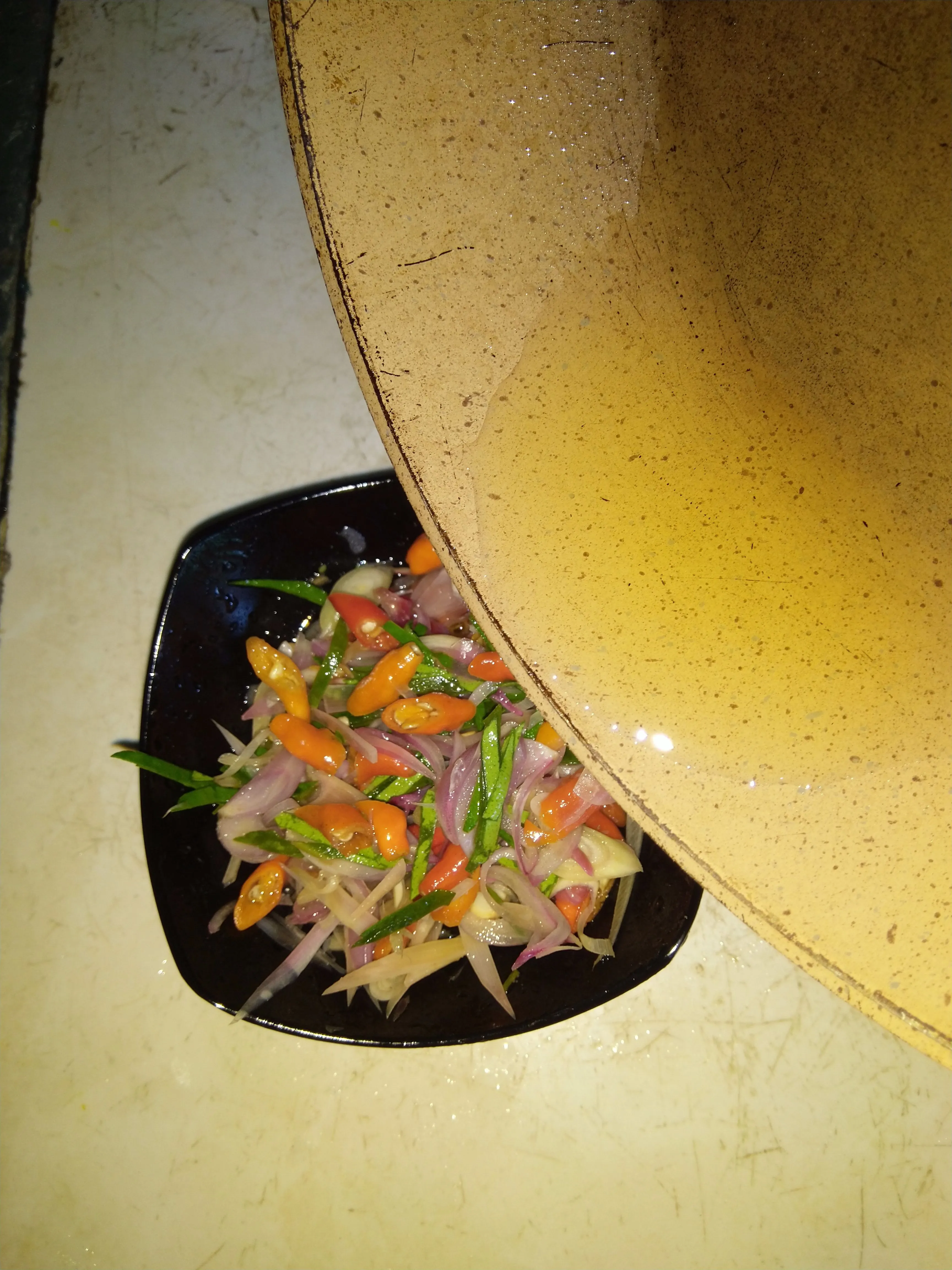 Step 5 Sambal Matah Kecombrang