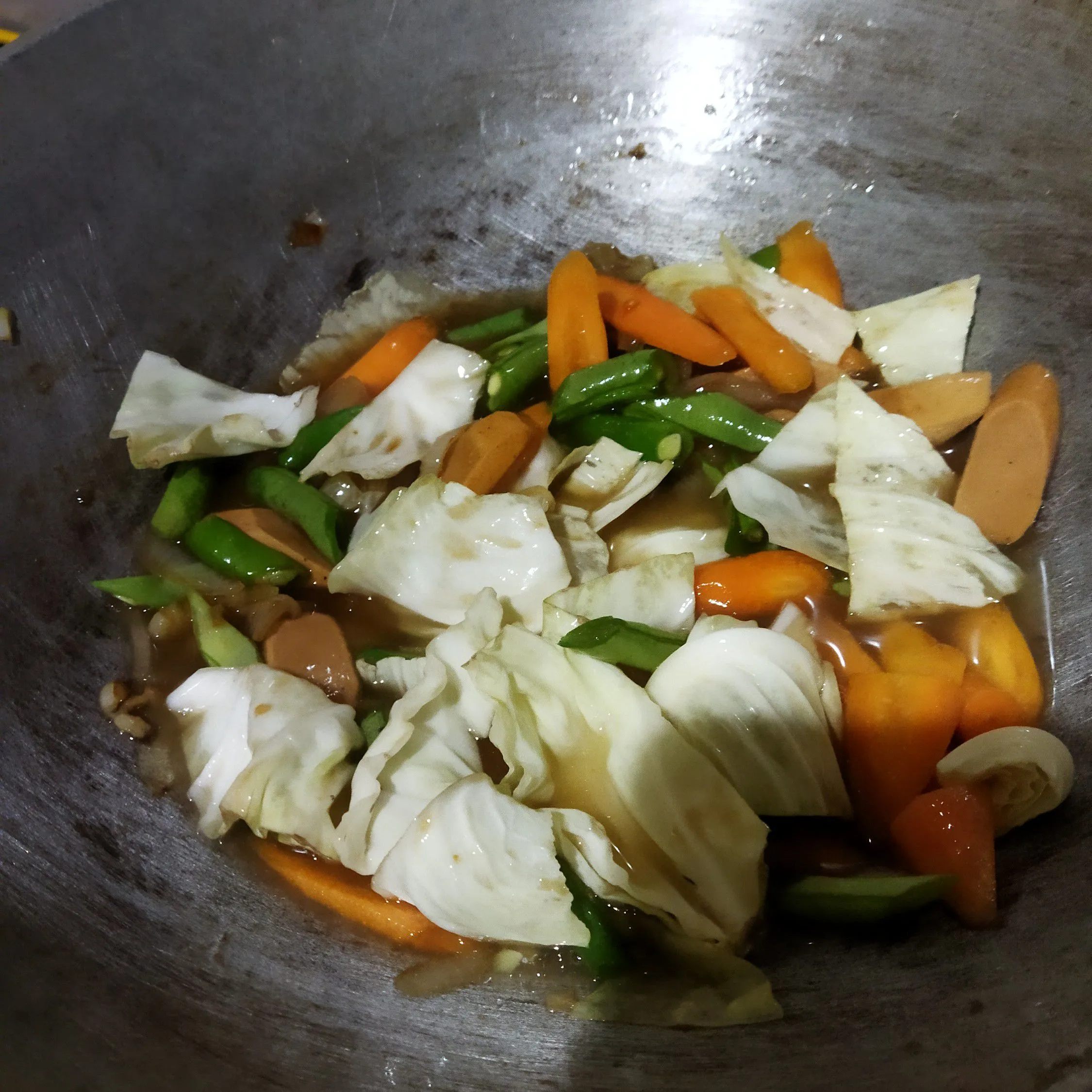 Step 5 Capcay Sayur Kuah