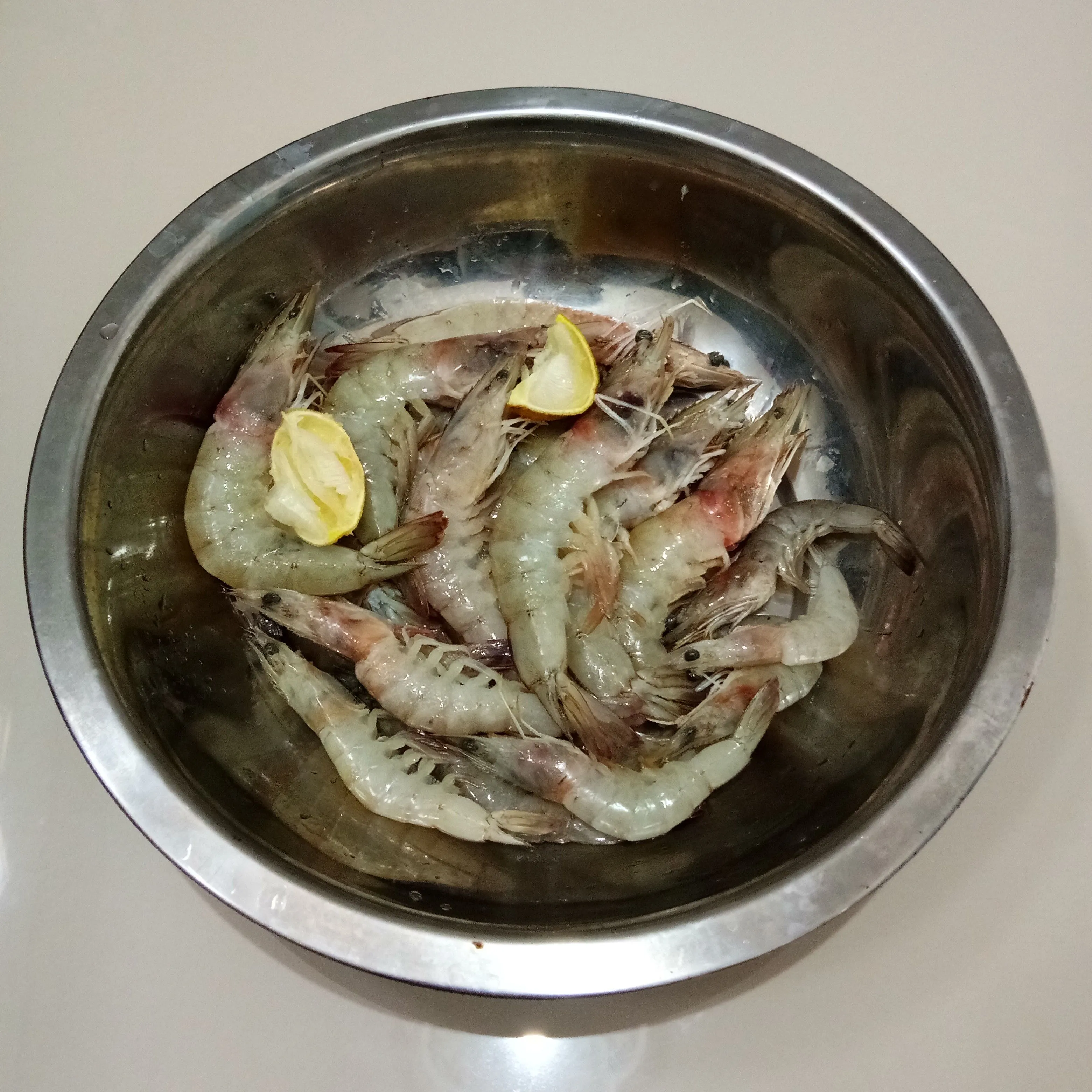 Step 1 Udang Masak Kunyit