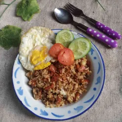 Nasi Goreng Smoked Beef