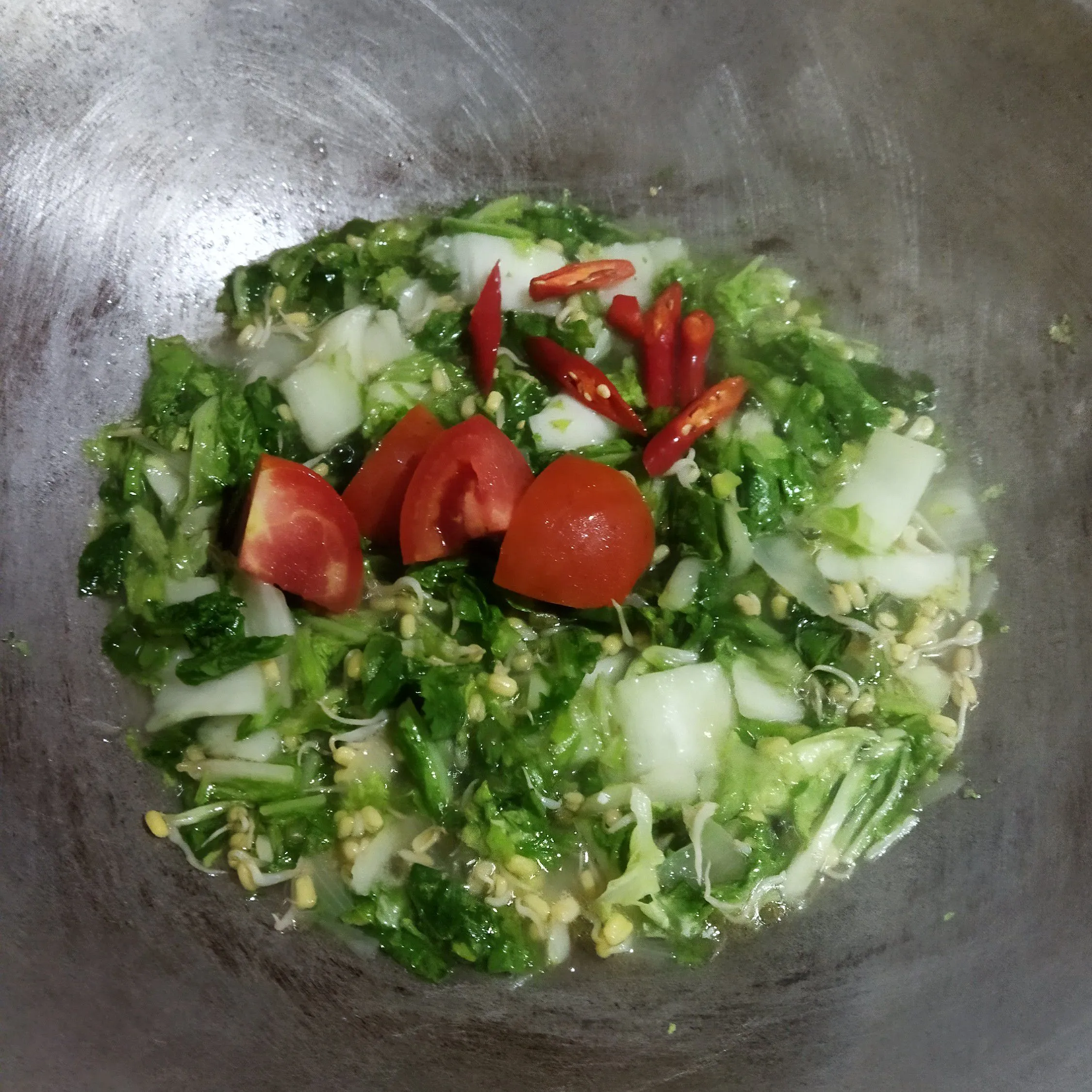 Step 5 Tumis Sawi Hijau