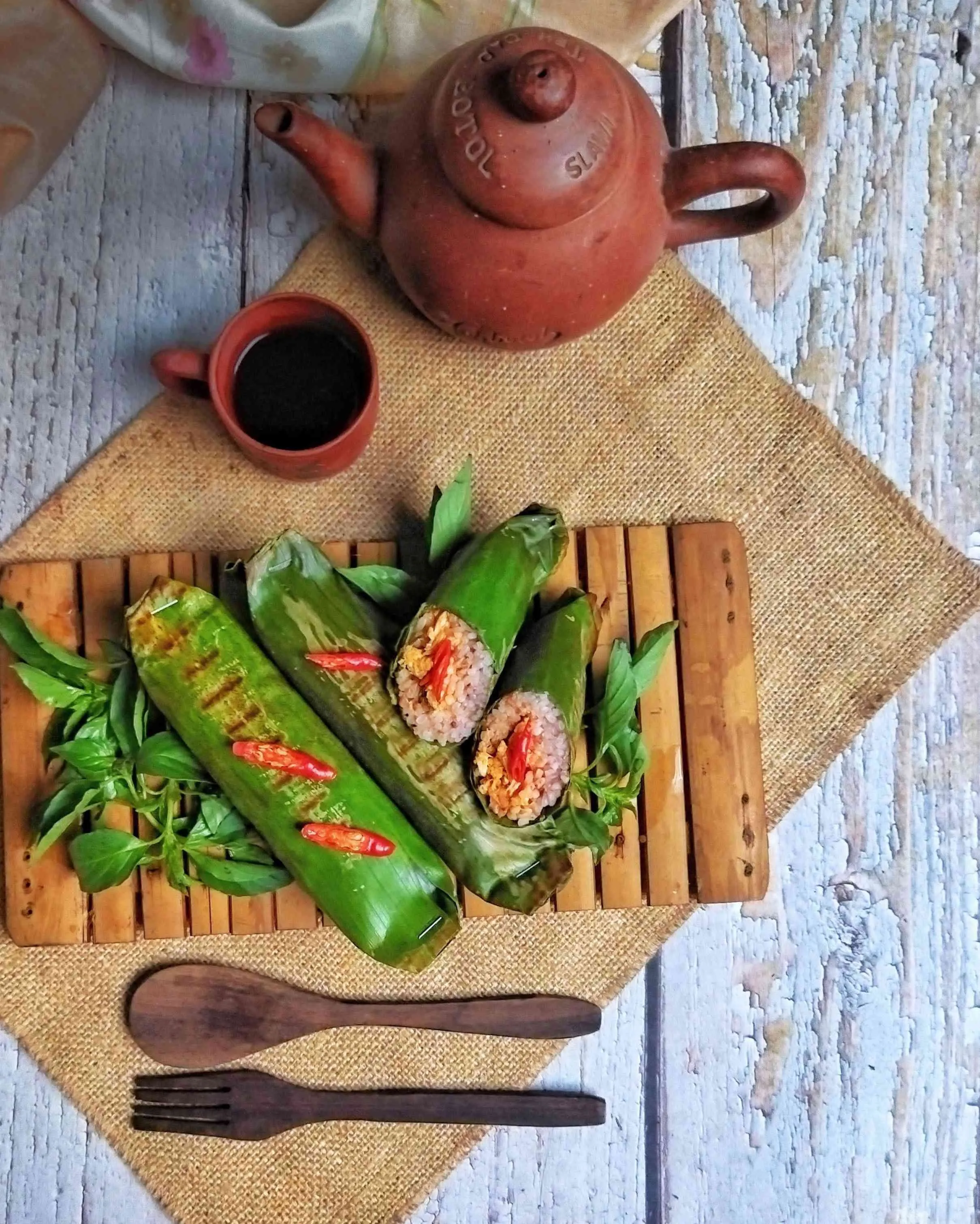 Nasi Bakar Ayam Suwir