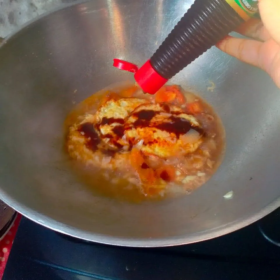 Step 4 Telur Ceplok Saus Teriyaki