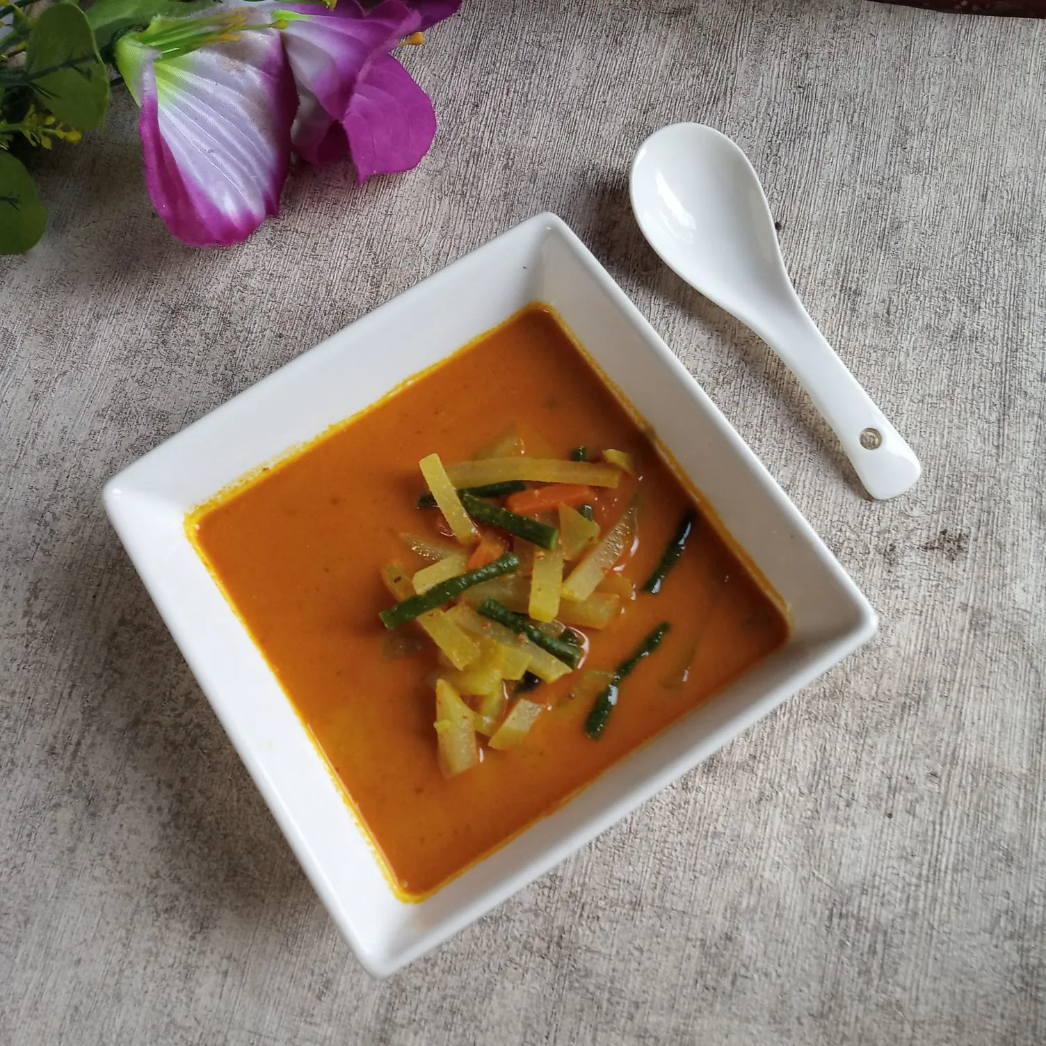 Step 7 Gulai Labu Siam