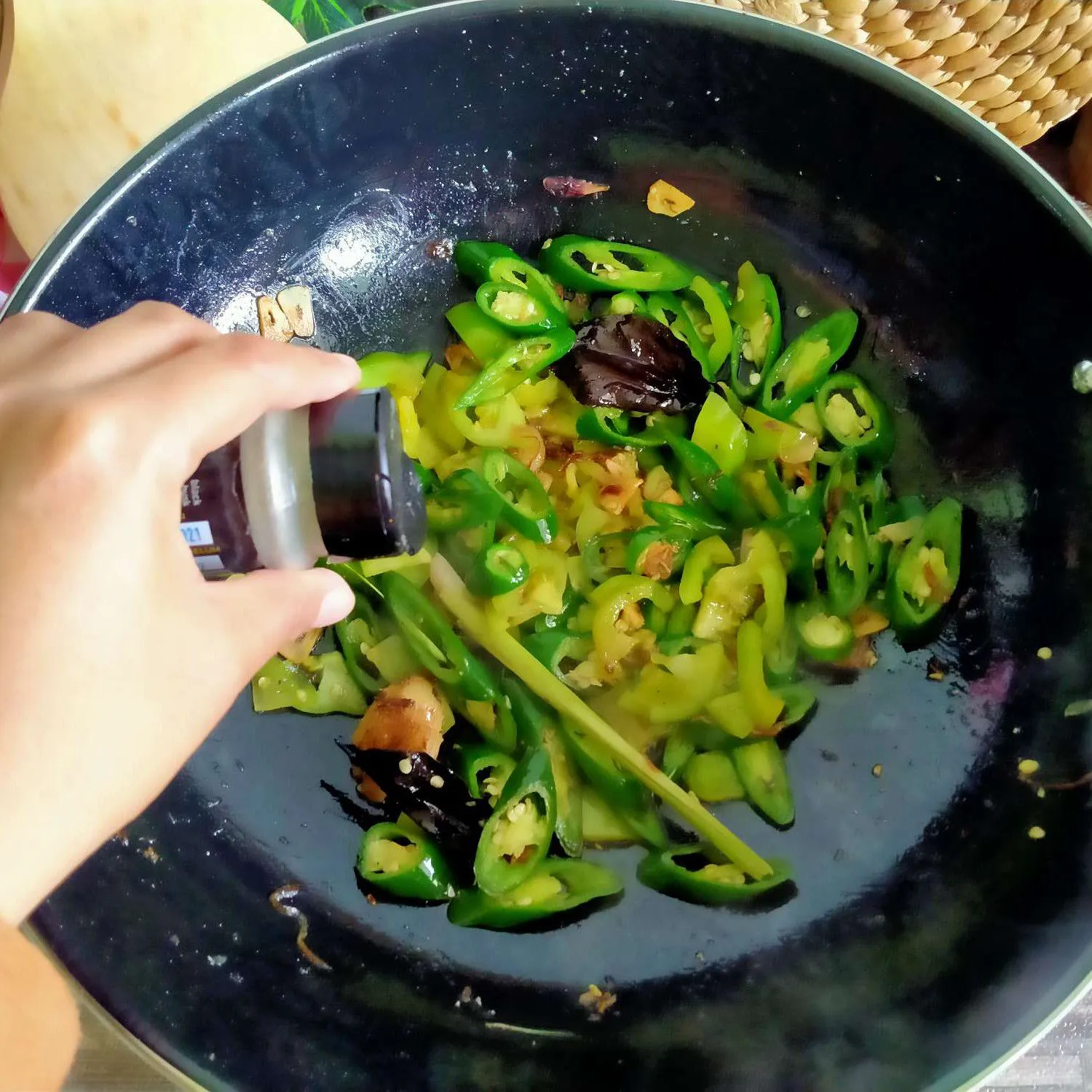 Step 4 Oseng Tongkol Cue Cabe Ijo