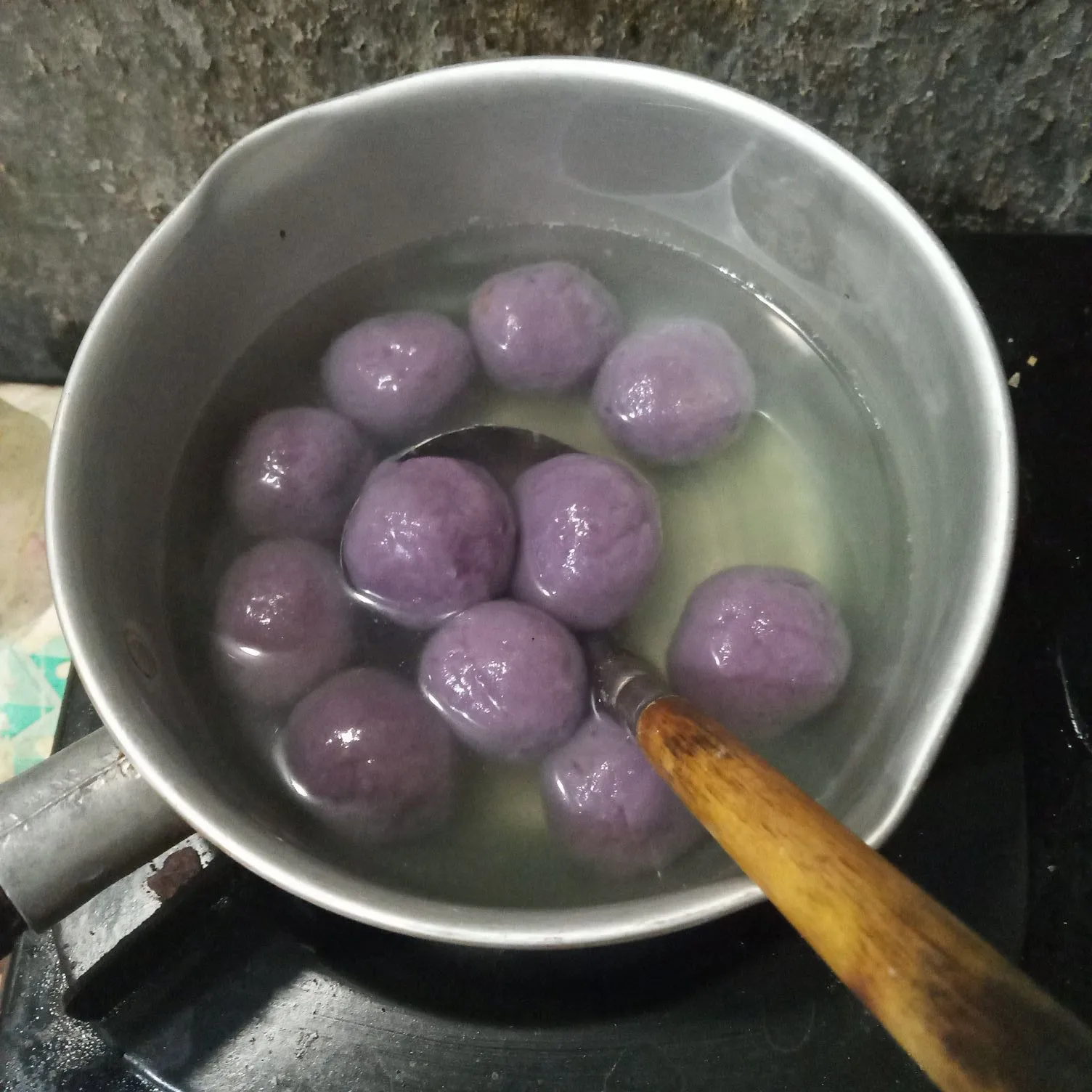 Step 5 Klepon Ubi Ungu Santan Gurih