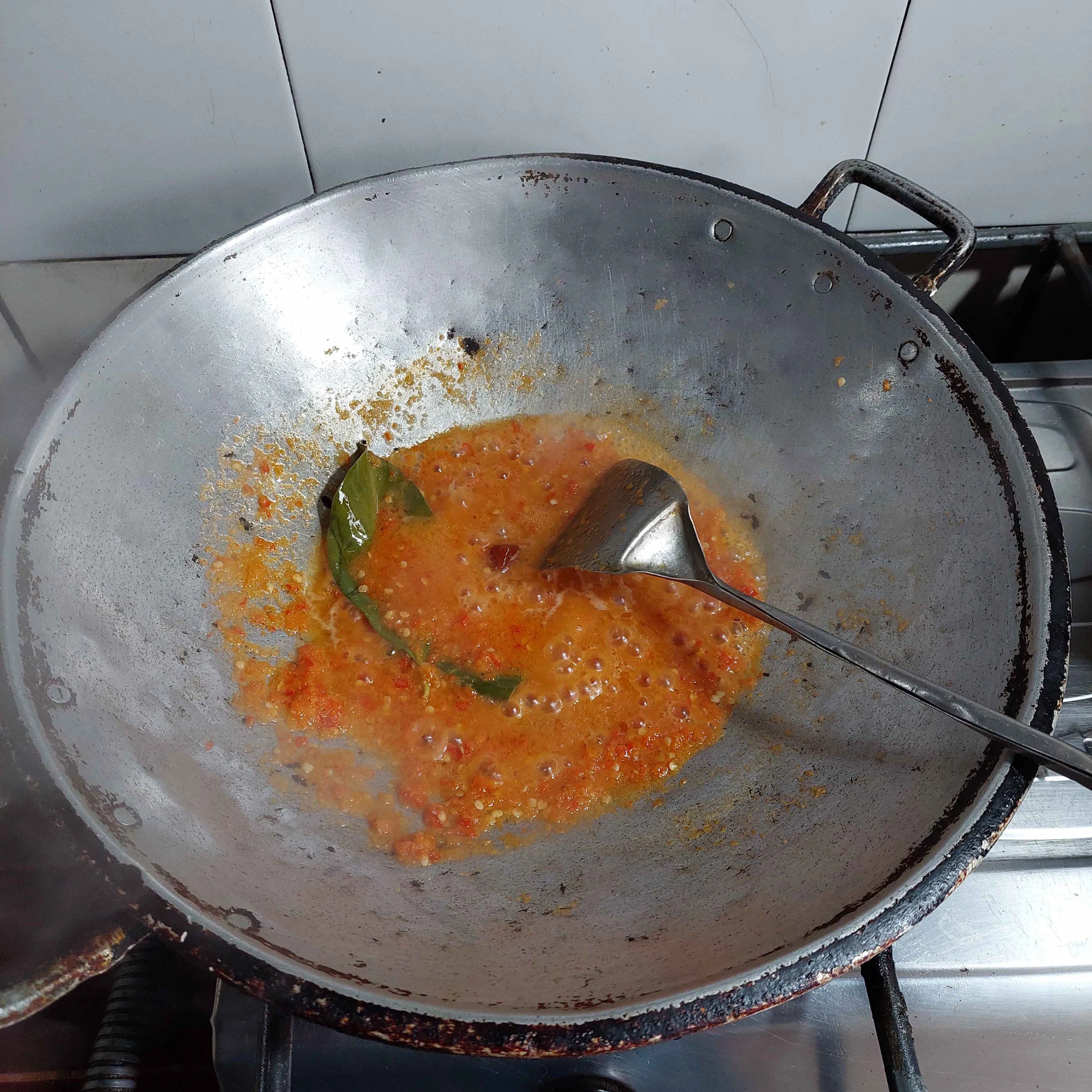 Step 3 Mentok Santen Pedas