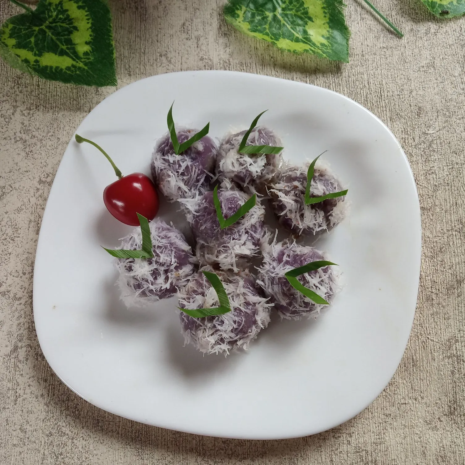 Step 6 Klepon Ubi Ungu Santan Gurih