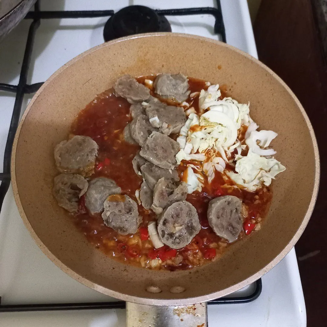 Step 4 Mie Shirataki Bumbu Cabe