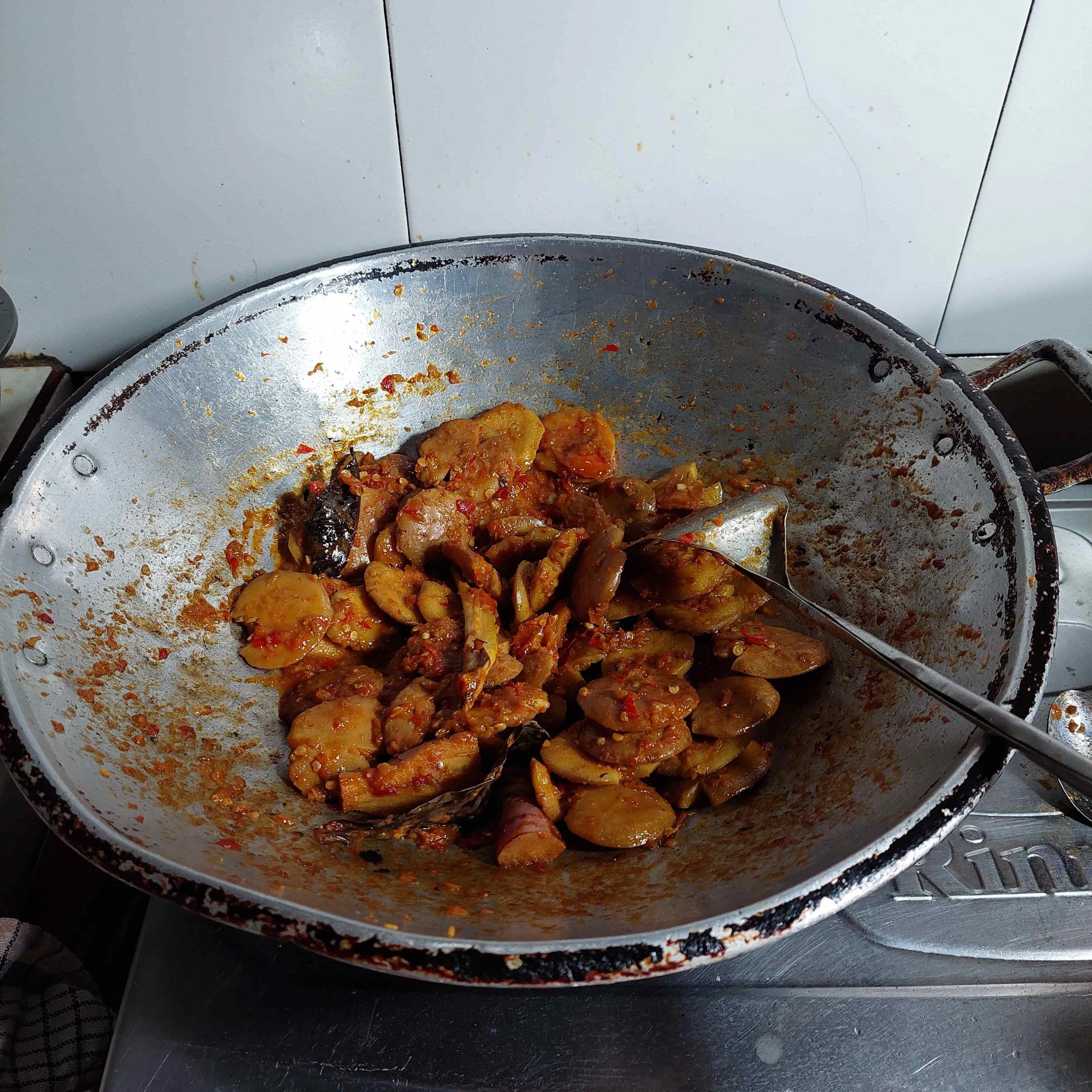Step 6 Jengkol Balado