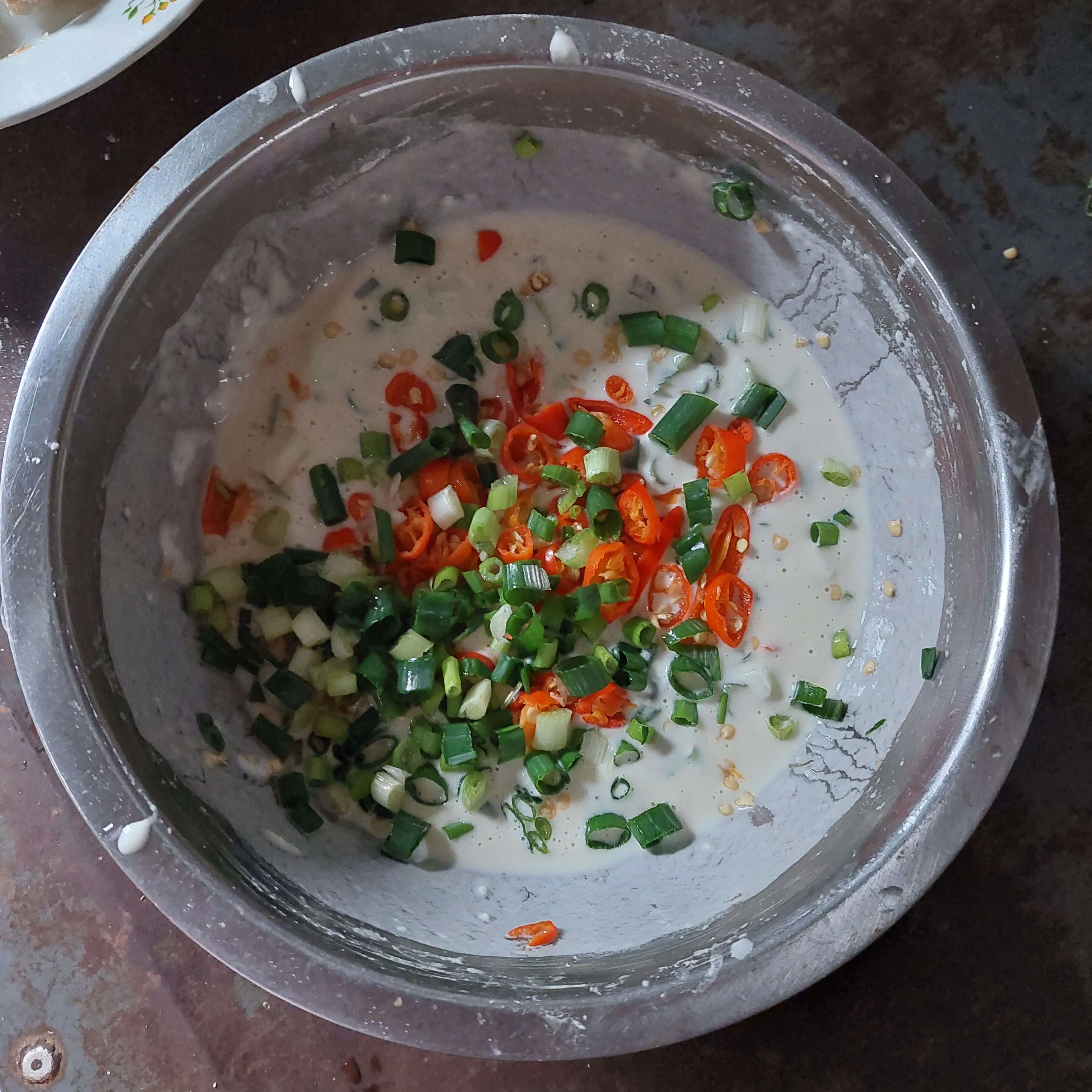 Step 3 Mendoan Cabe Rawit
