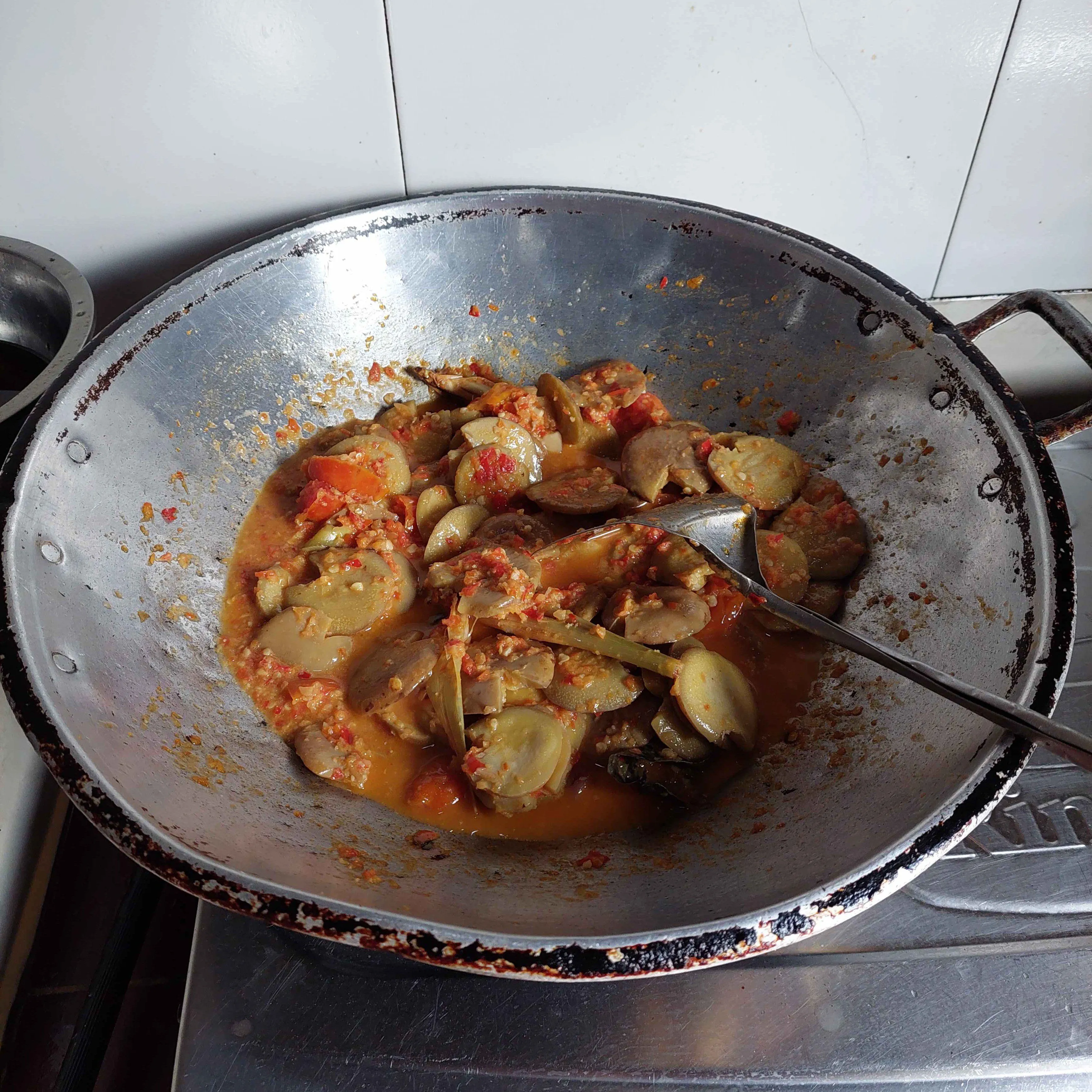 Step 5 Jengkol Balado