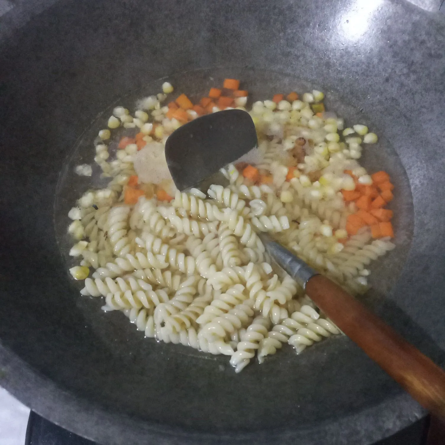 Step 5 Sup Makaroni Spiral
