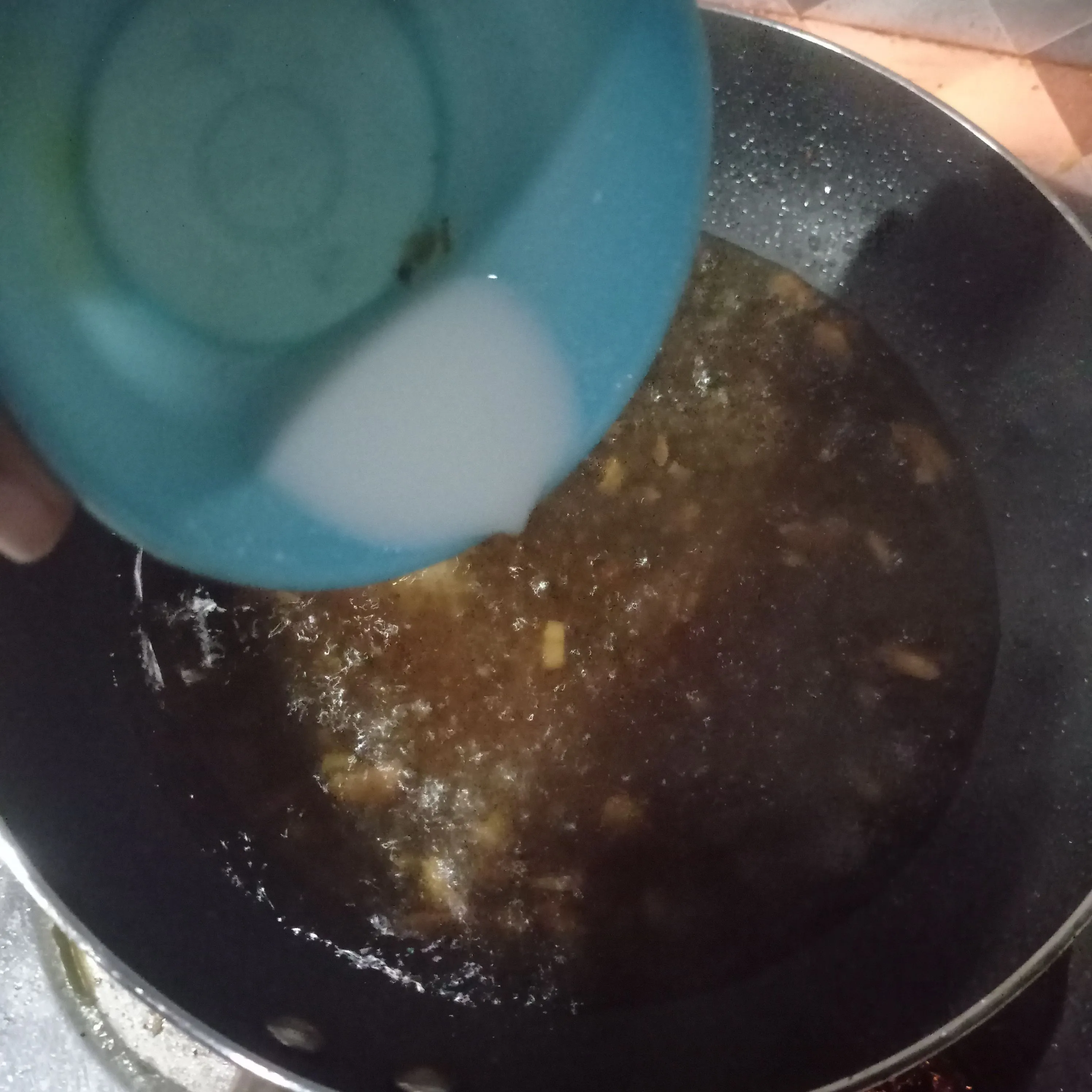 Step 6 Pokcoy Siram Bawang Putih
